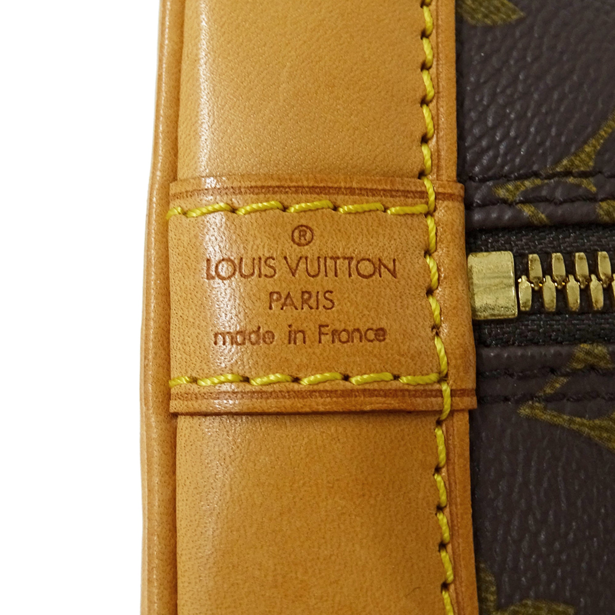 Louis Vuitton Brown Monogram Canvas Handbag (Pre-Owned)