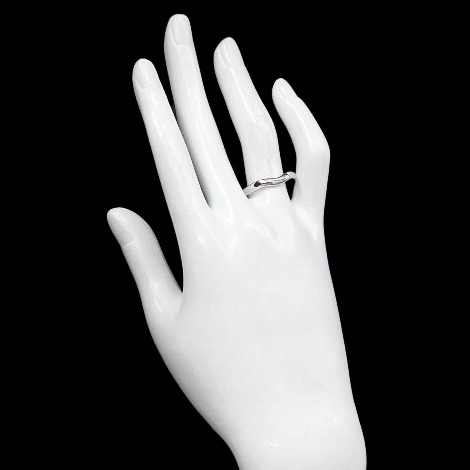 Tiffany Silver Platinum 950 Band Ring (Pre-Owned)