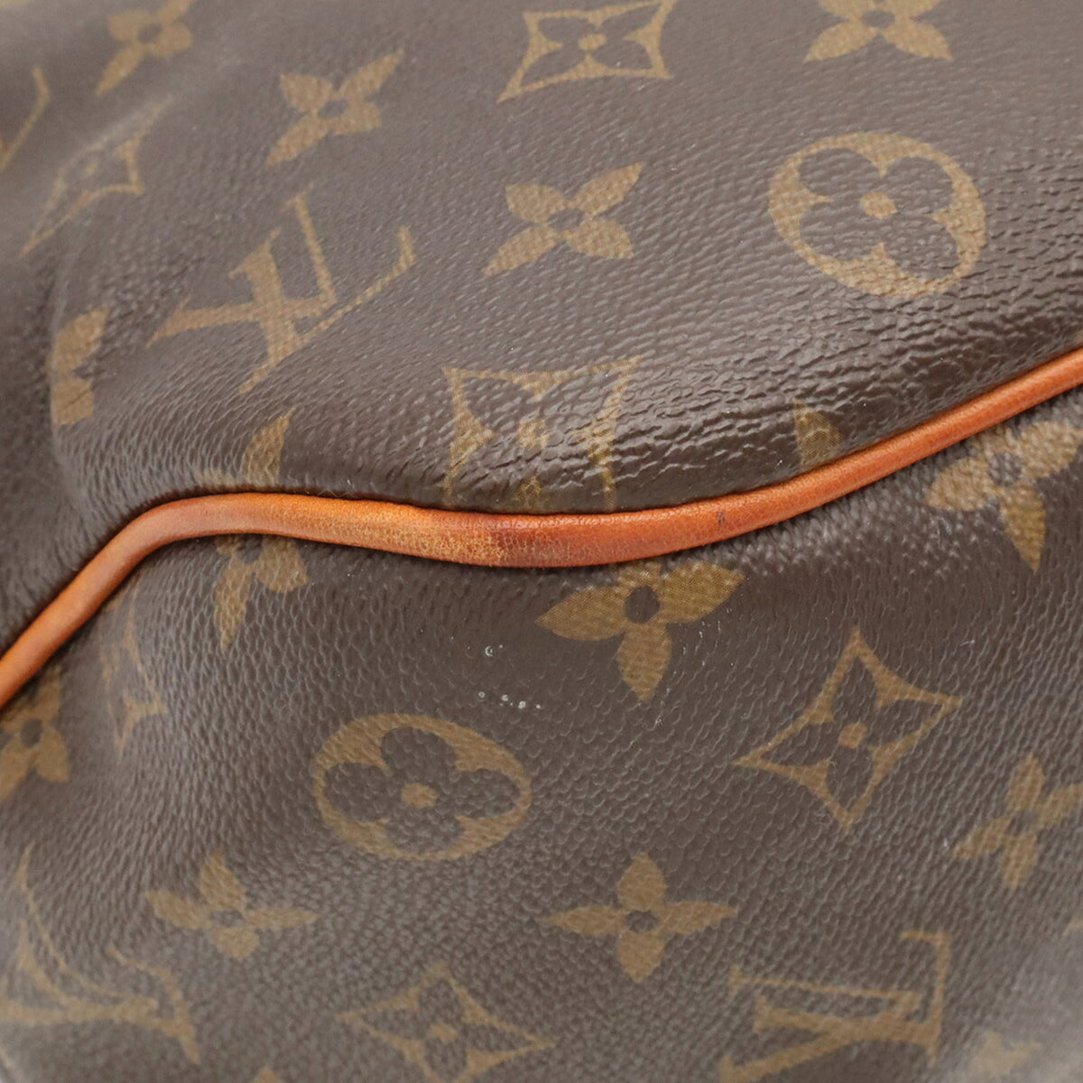 Louis Vuitton Brown Galle Monogram White Monogram Shoulder Bag (Pre-Owned)