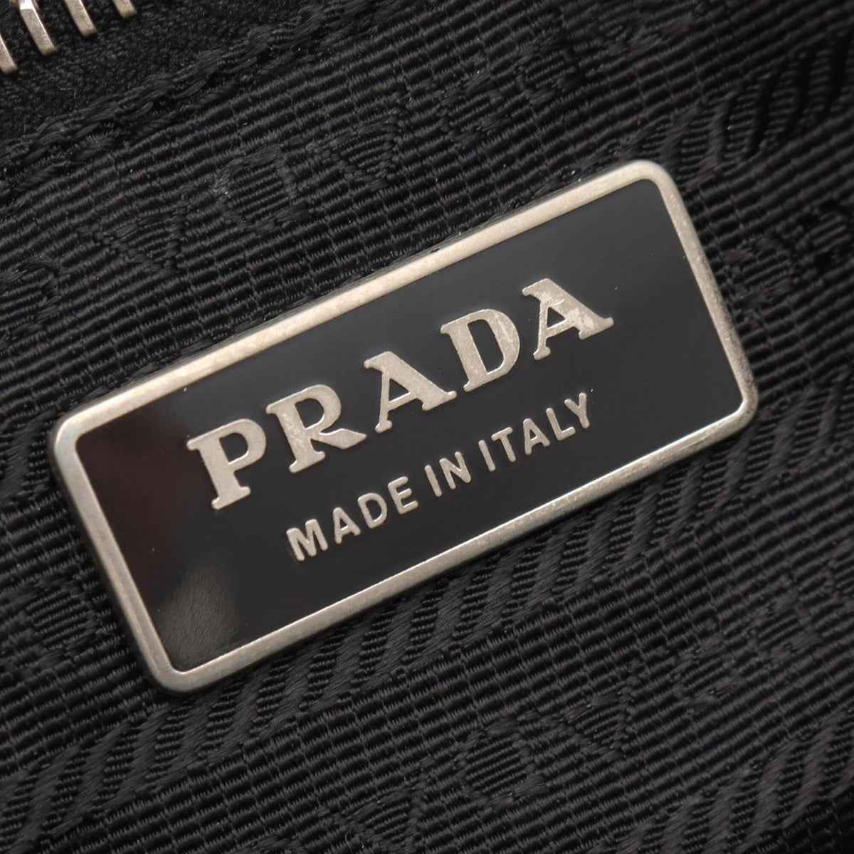 Prada Black Nylon Handbag Shoulder Bag (Pre-Owned)