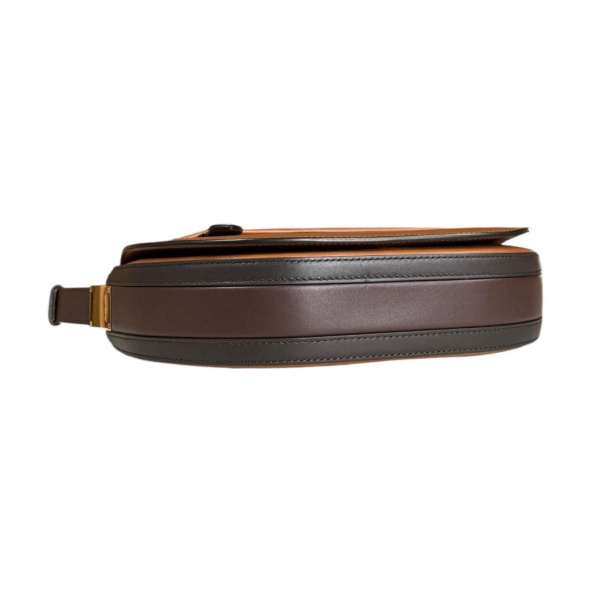 Burberry Brown Leather Shoulder Bag (Pre-Owned)