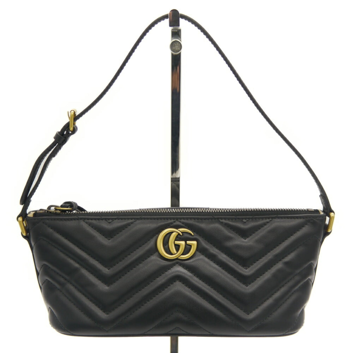 Gucci Black Leather Handbag (Pre-Owned)