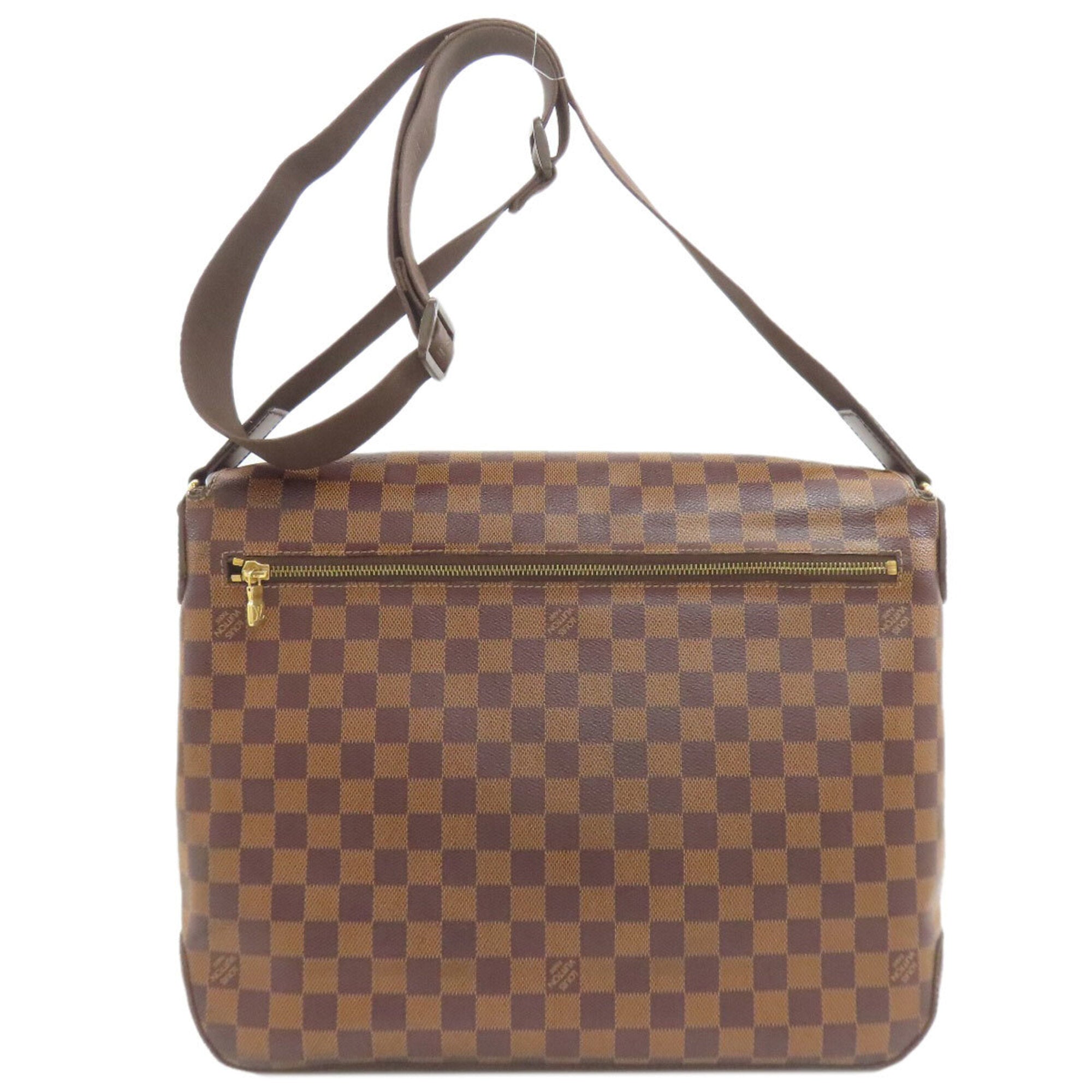 Louis Vuitton Damier Damier Canvas Ebene Damier Canvas Shoulder Bag (Pre-Owned)