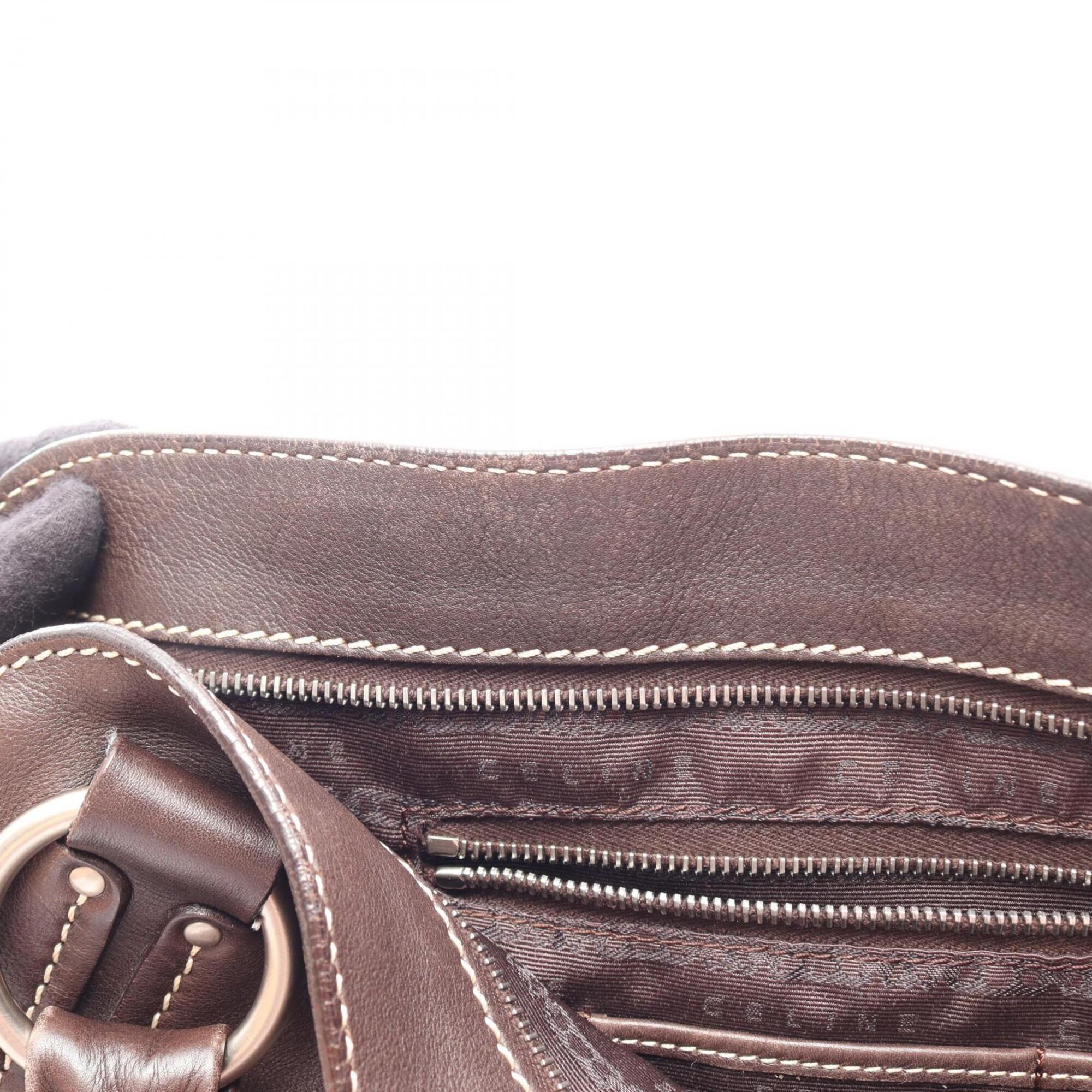 Celine Brown Leather Handbag (Pre-Owned)