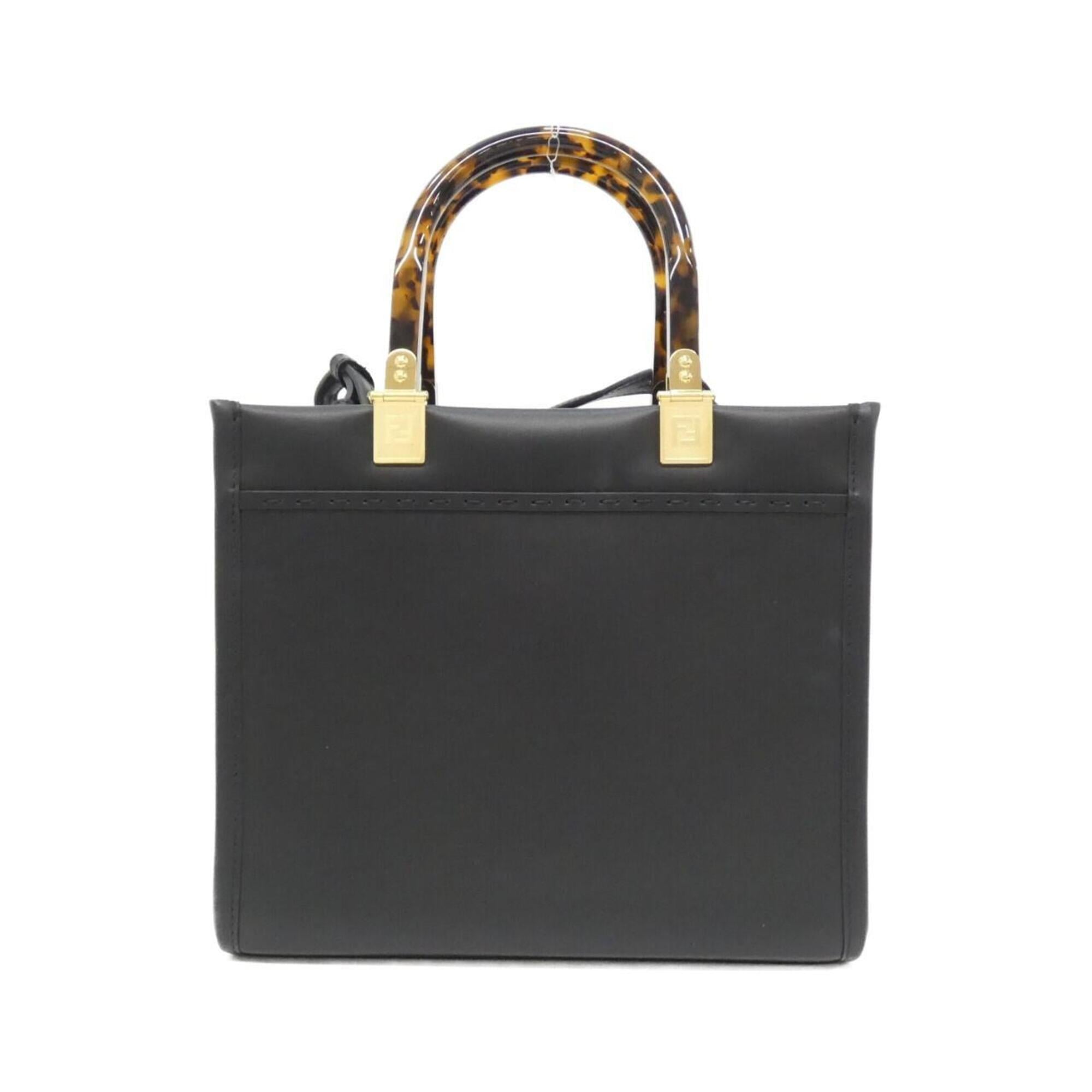 Fendi Black Leather Handbag (Pre-Owned)