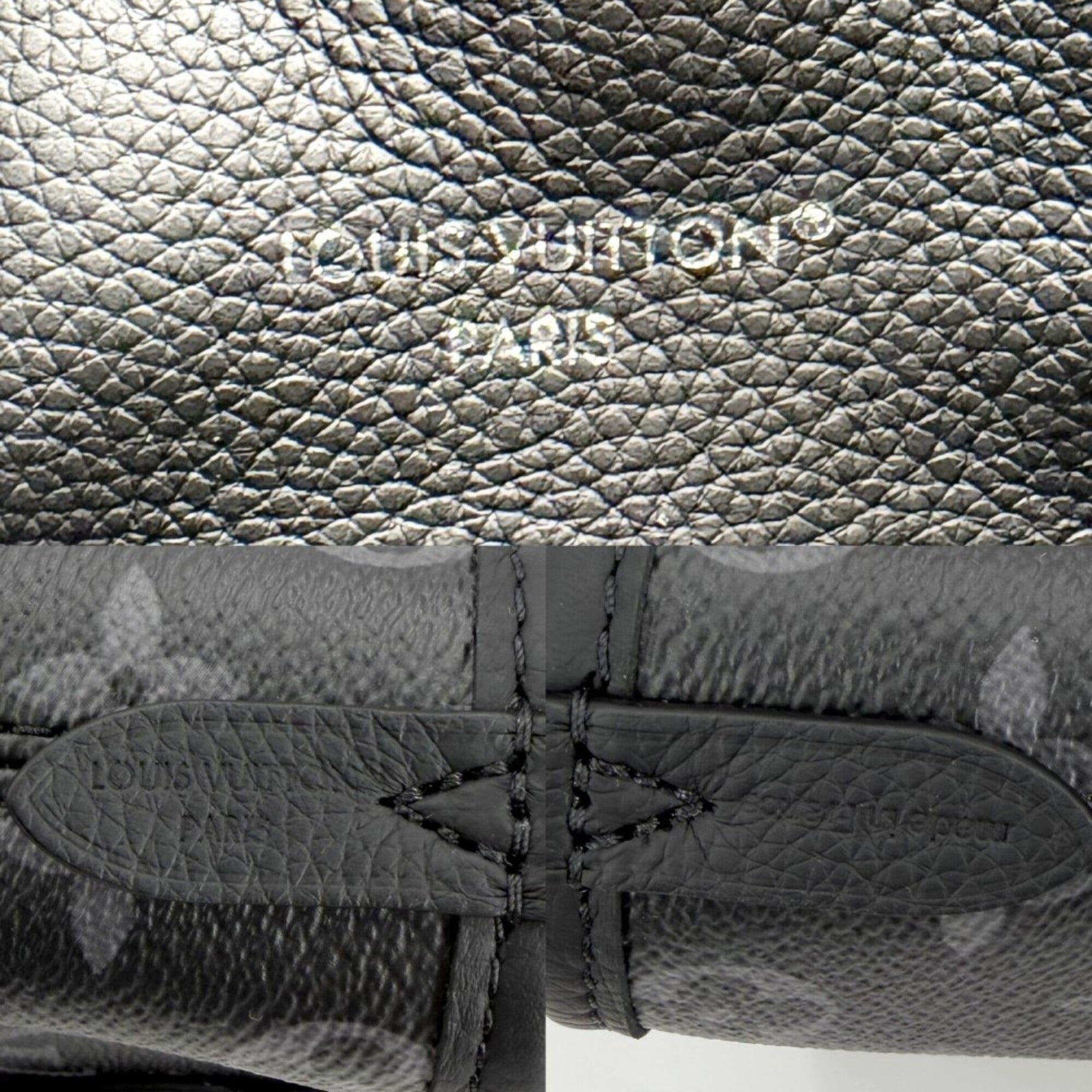 Louis Vuitton Black Monogram Eclipse Handbag Shoulder Bag (Pre-Owned)