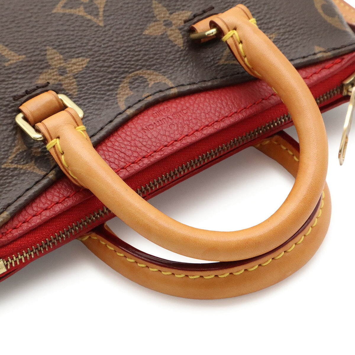 Louis Vuitton Cerise Monogram Red Color Monogram Handbag Shoulder Bag (Pre-Owned)