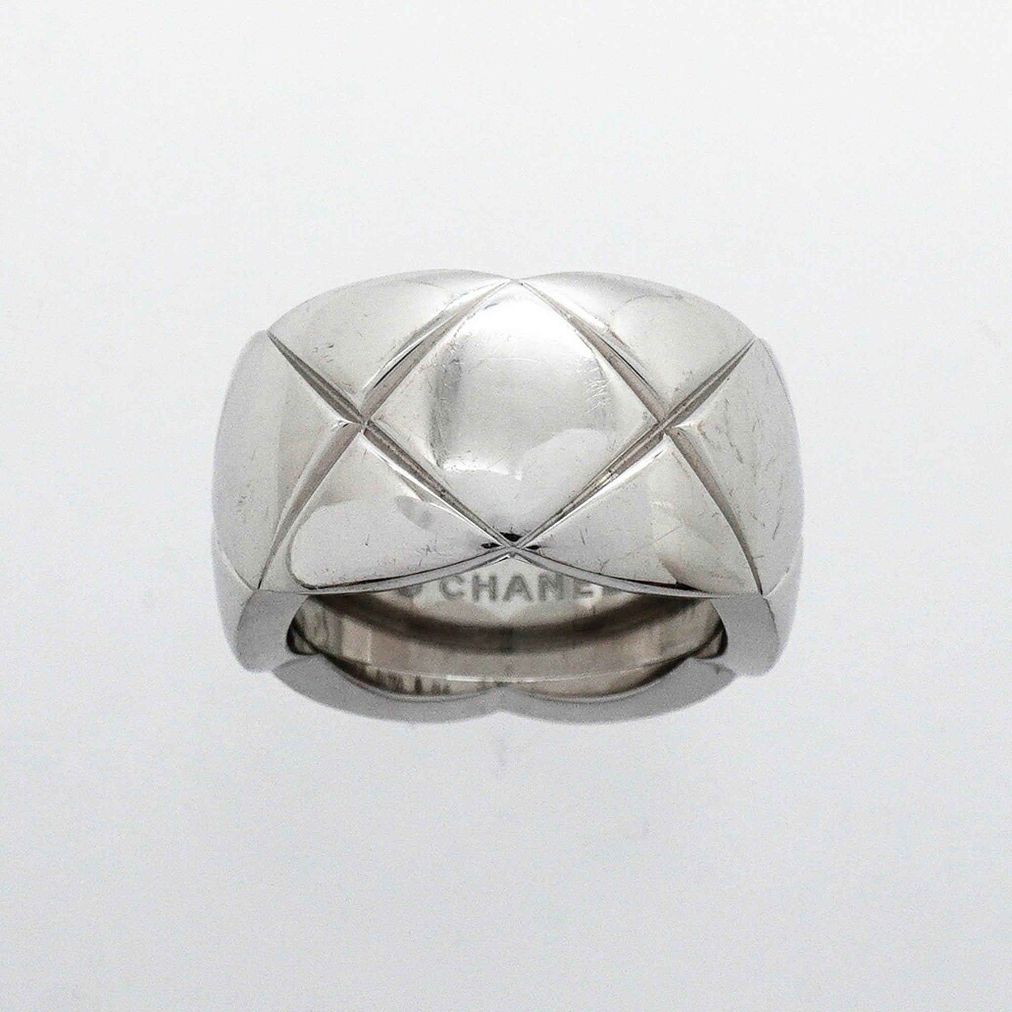 Chanel White Gold (18K) Band Ring (Pre-Owned)