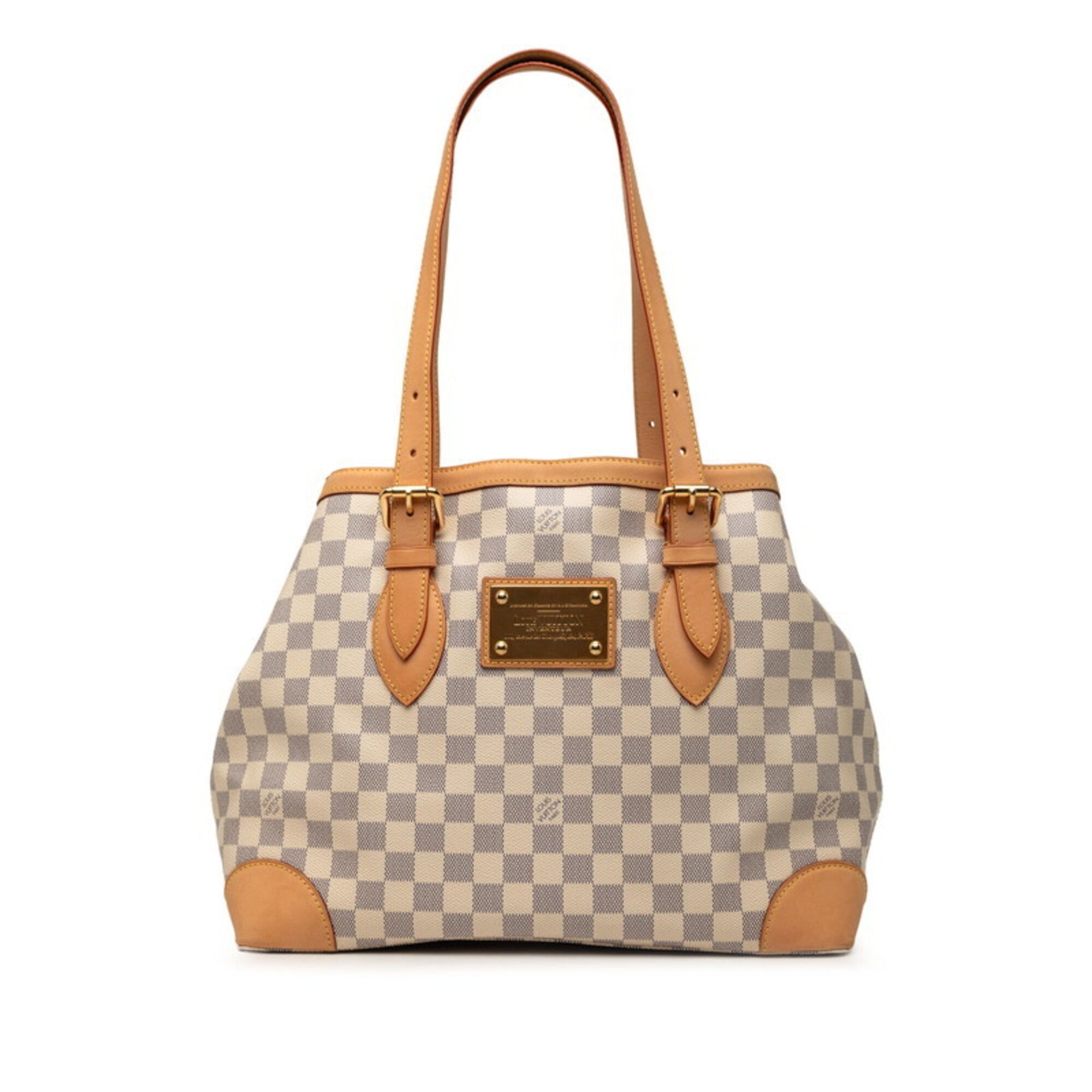Louis Vuitton Brown Pvc Leather Shoulder Bag Tote Bag (Pre-Owned)