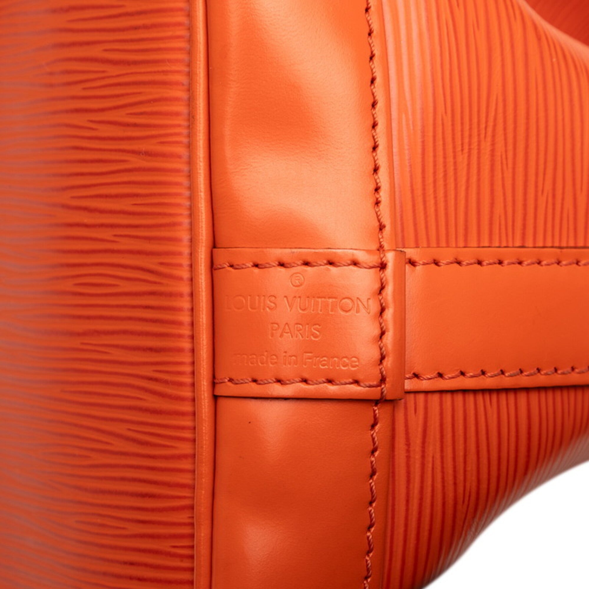 Louis Vuitton Orange Pimont Leather Shoulder Bag (Pre-Owned)