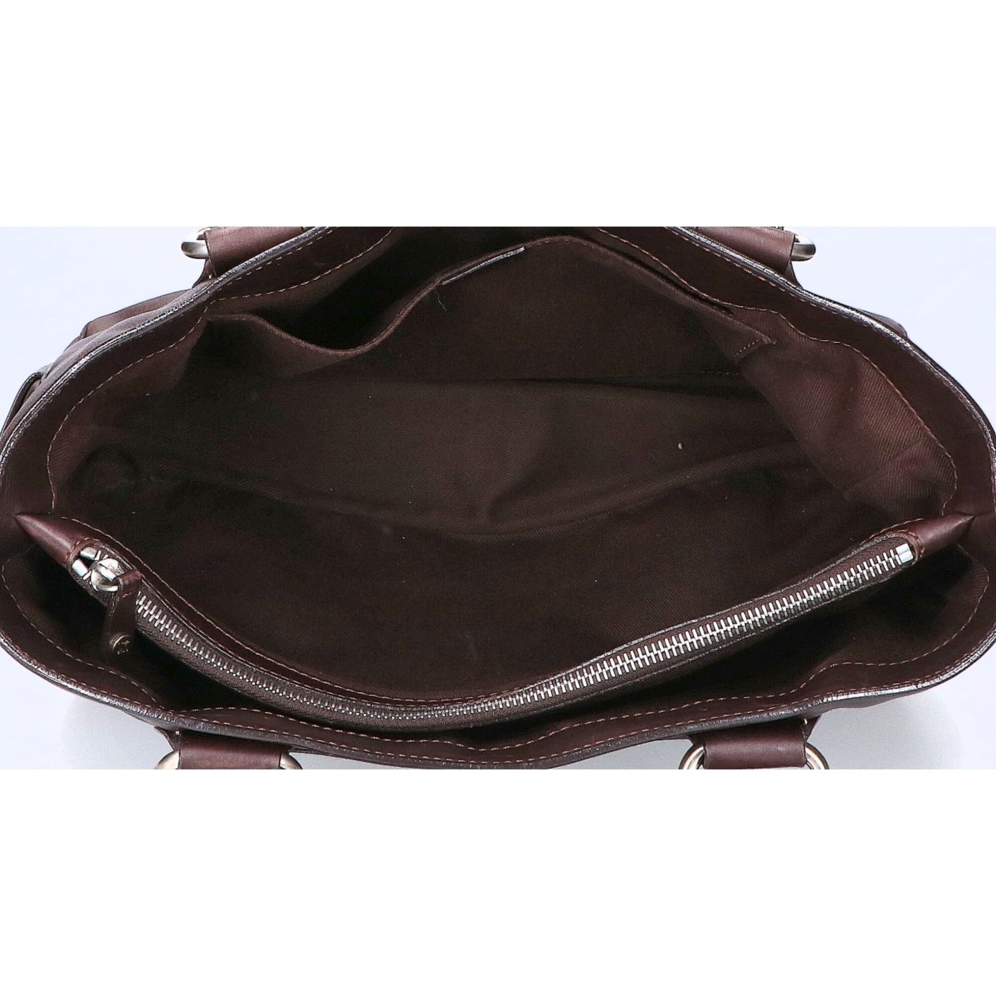 Celine Dark Brown Leather Handbag (Pre-Owned)