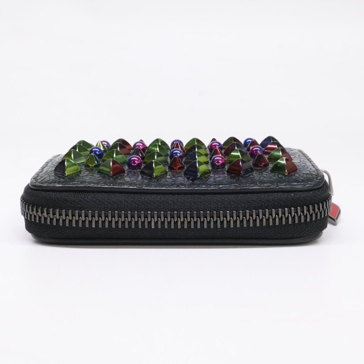 Christian Louboutin Black Multi-Color Coin Purse/Coin Case (Pre-Owned)