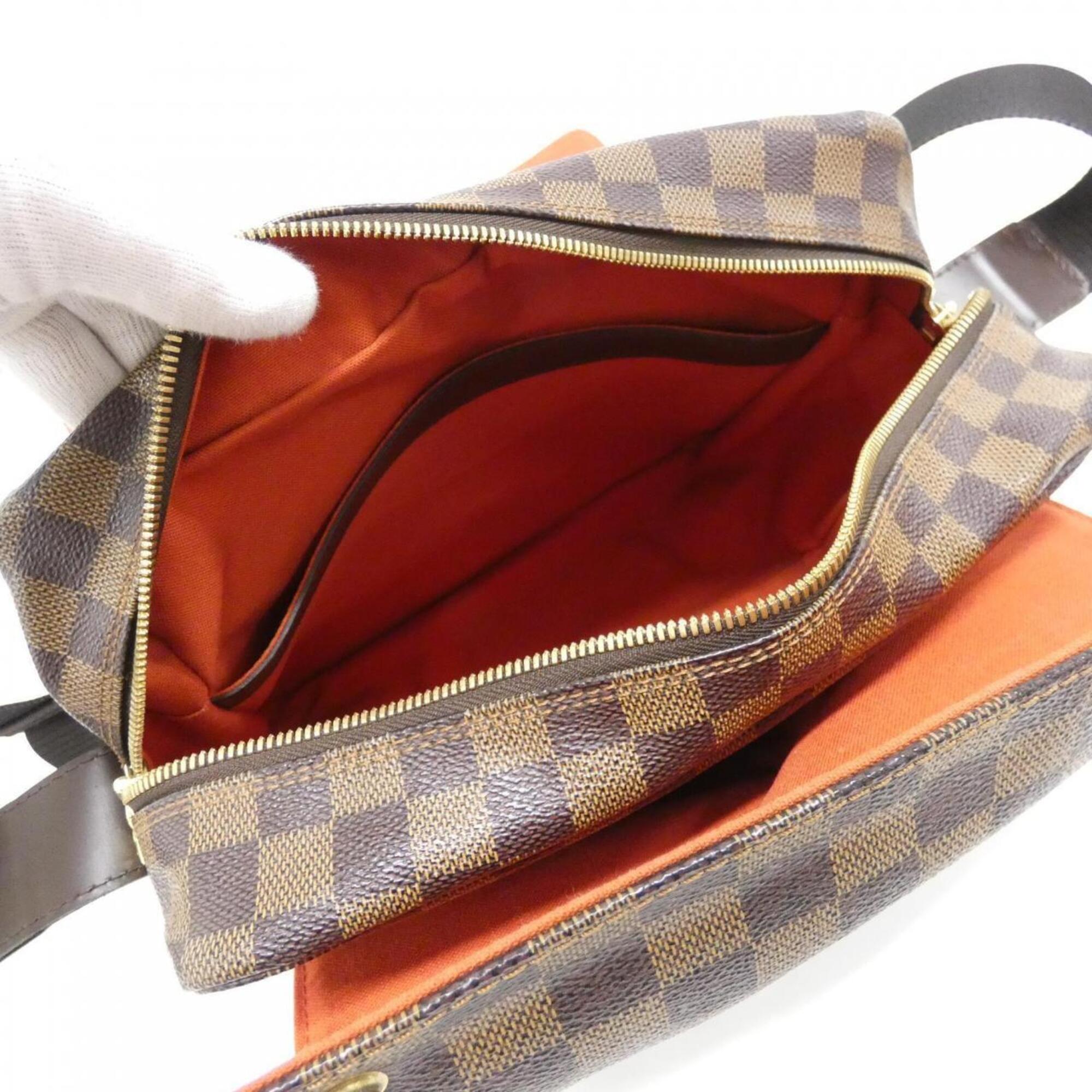 Louis Vuitton Ebene Coated Canvas Shoulder Bag (Pre-Owned)