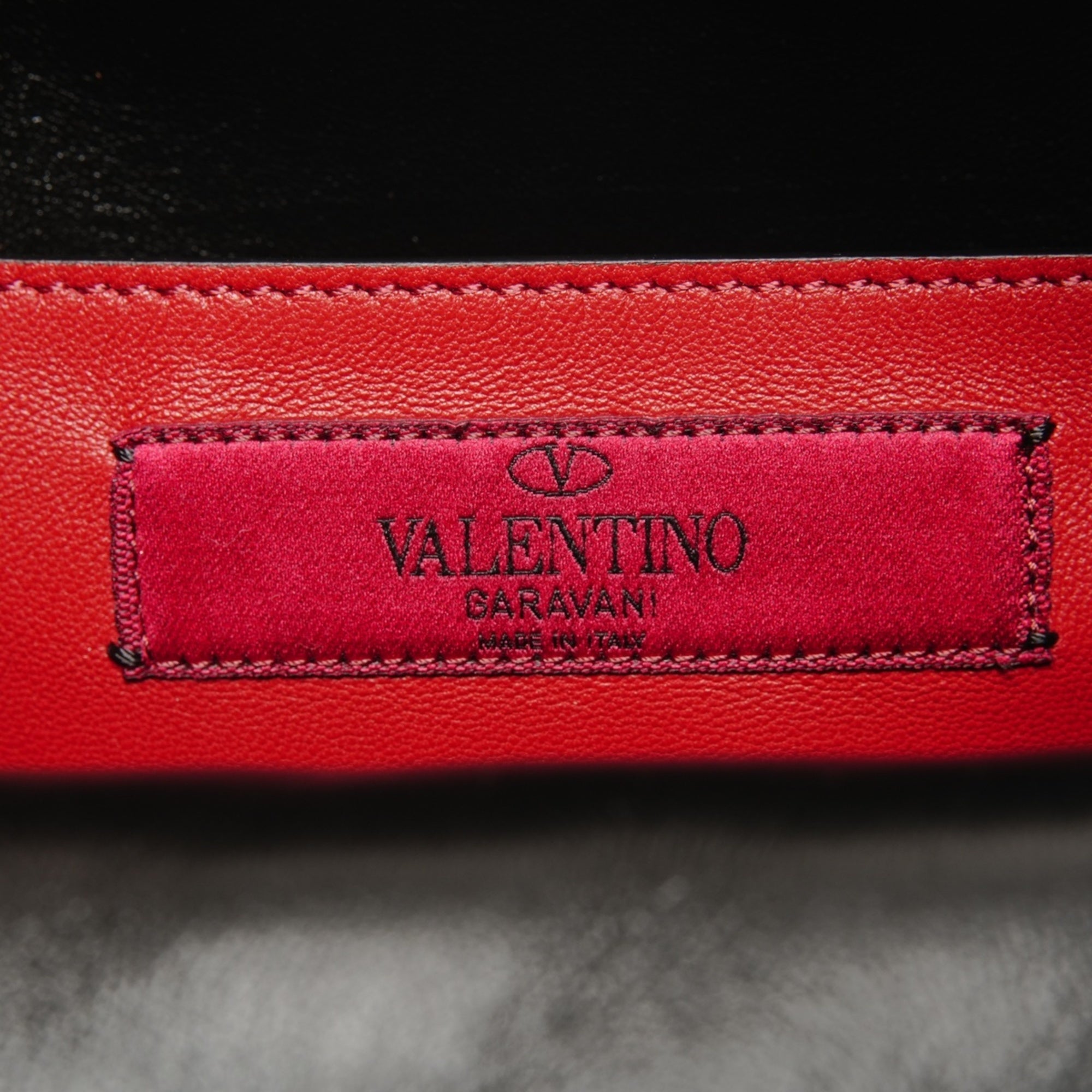 Valentino Black Leather Backpack (Pre-Owned)