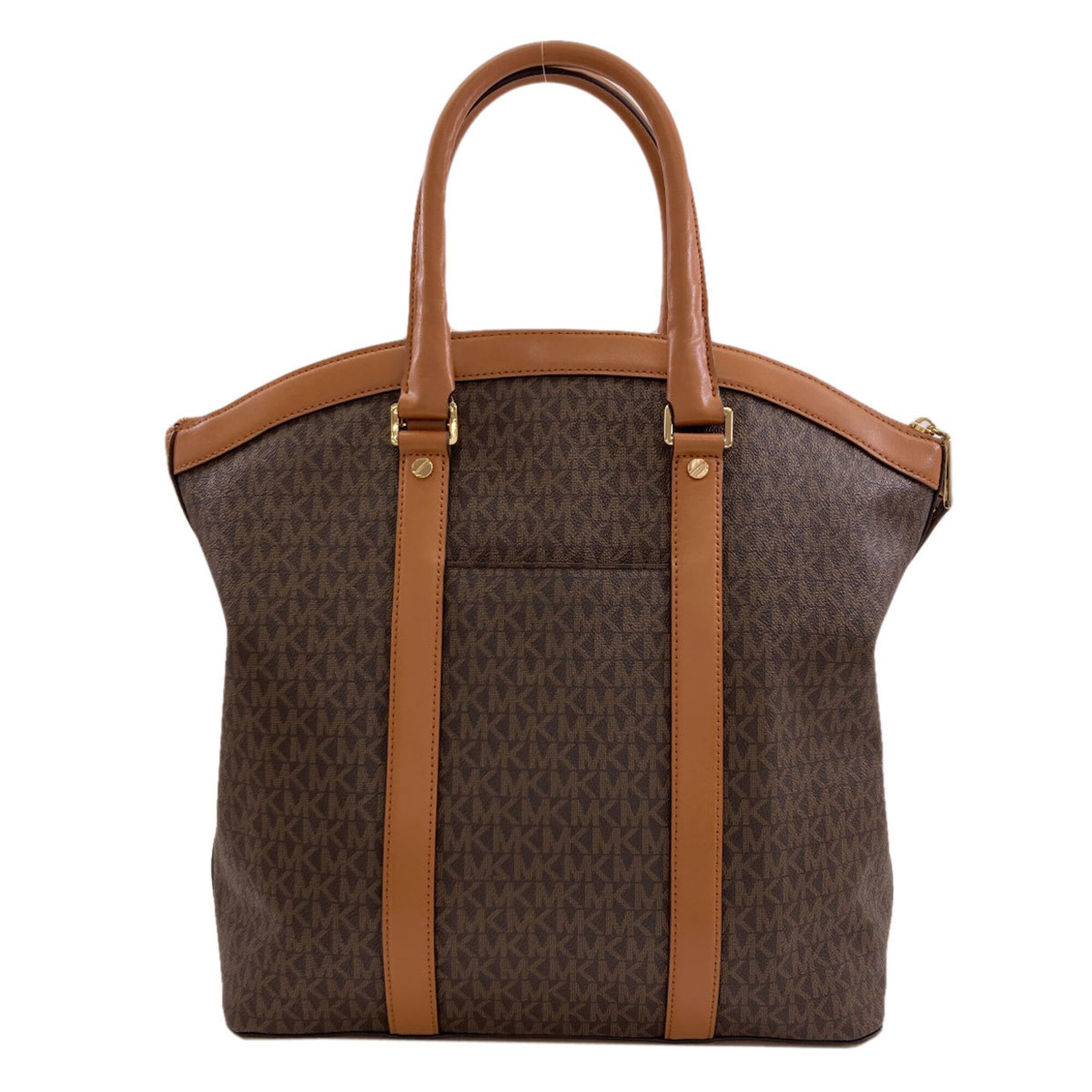 Michael Kors Brown Pvc Tote Bag (Pre-Owned)