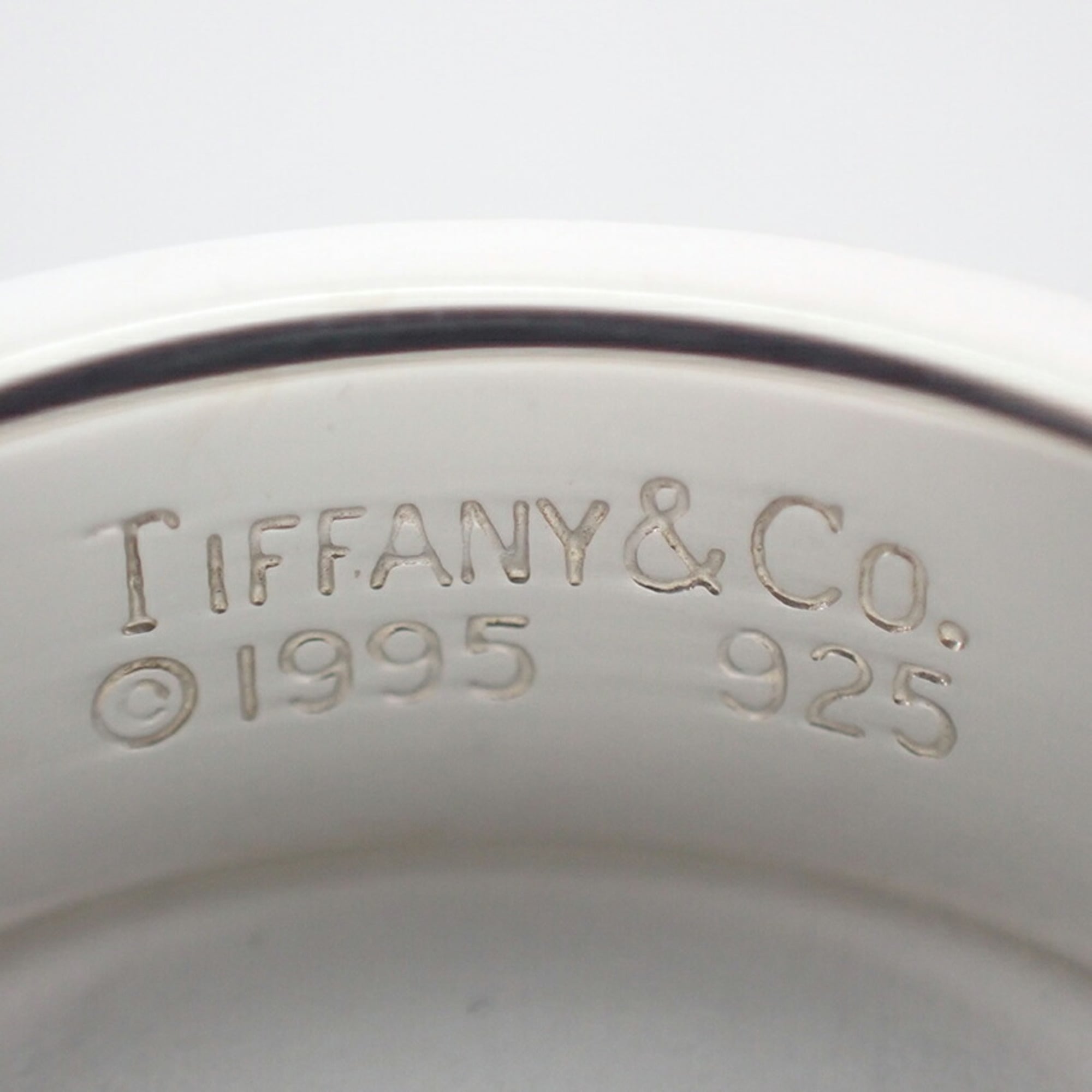 Tiffany Silver Sterling Silver 925 Band Ring (Pre-Owned)