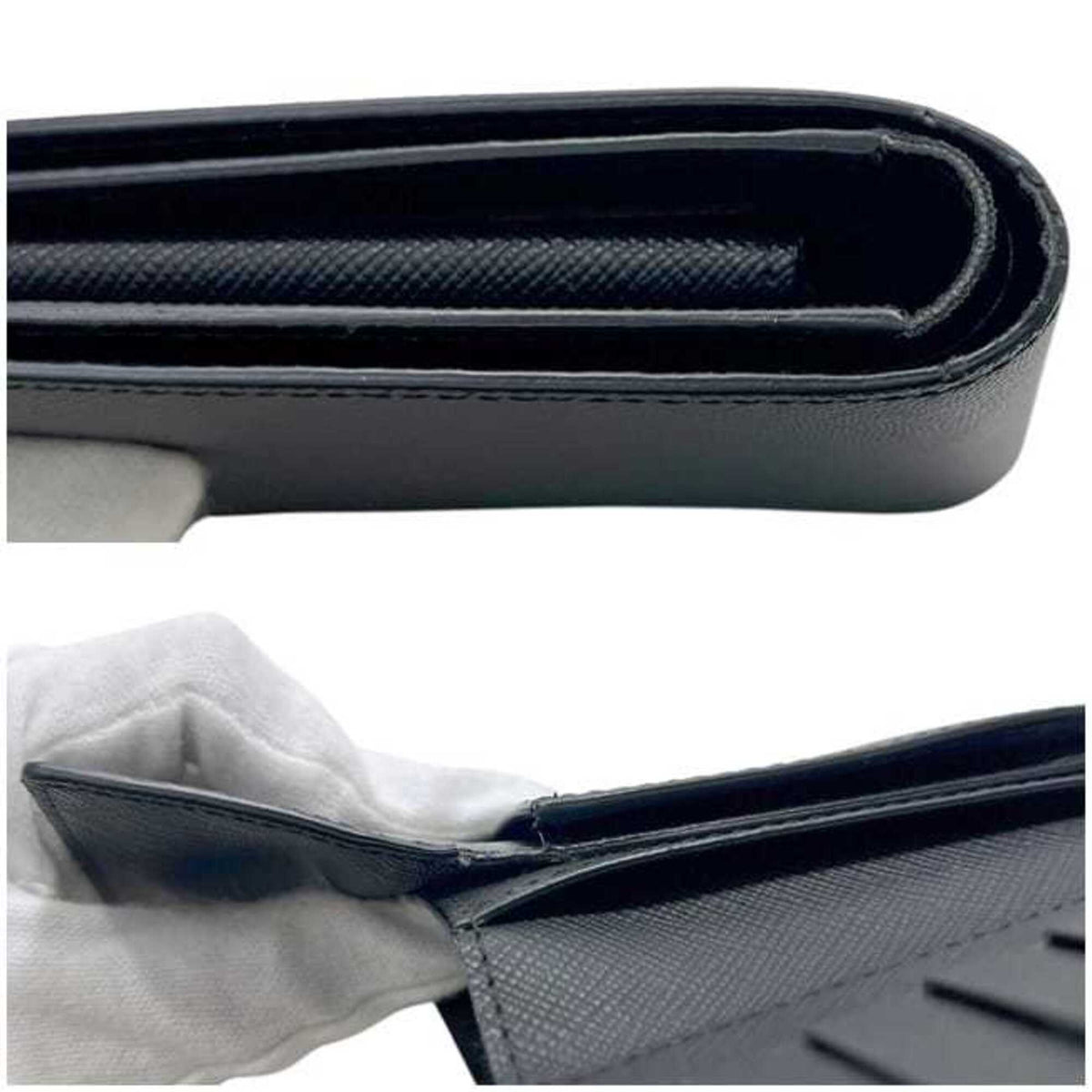 Dunhill Black Leather Wallet (Bi-Fold) (Pre-Owned)