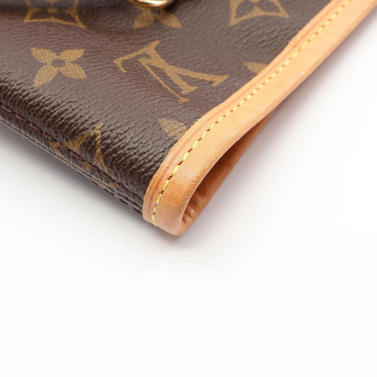 Louis Vuitton Brown Coated Canvas Pvc Monogram Leather Handbag Tote Bag (Pre-Owned)