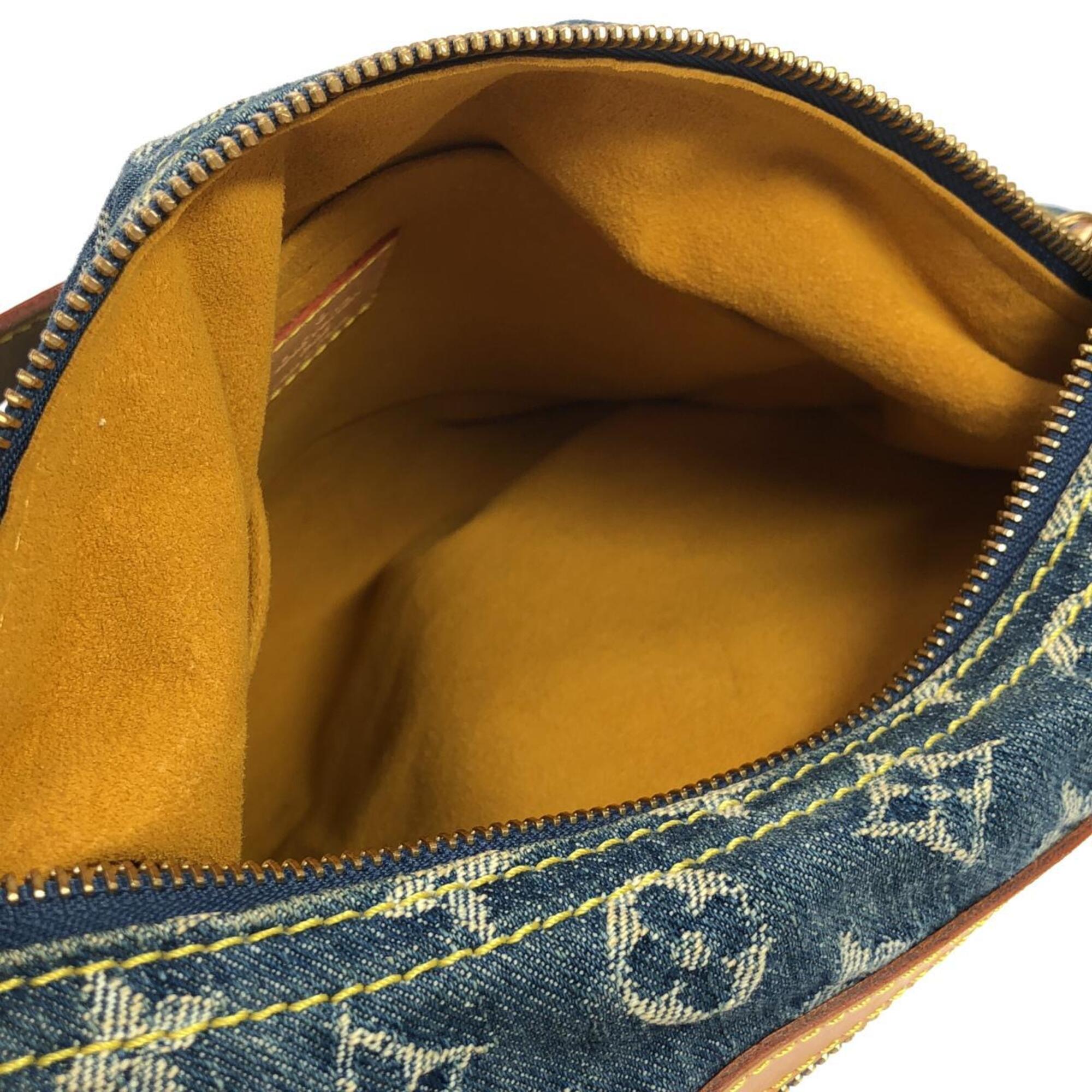 Louis Vuitton Blue Denim Shoulder Bag (Pre-Owned)