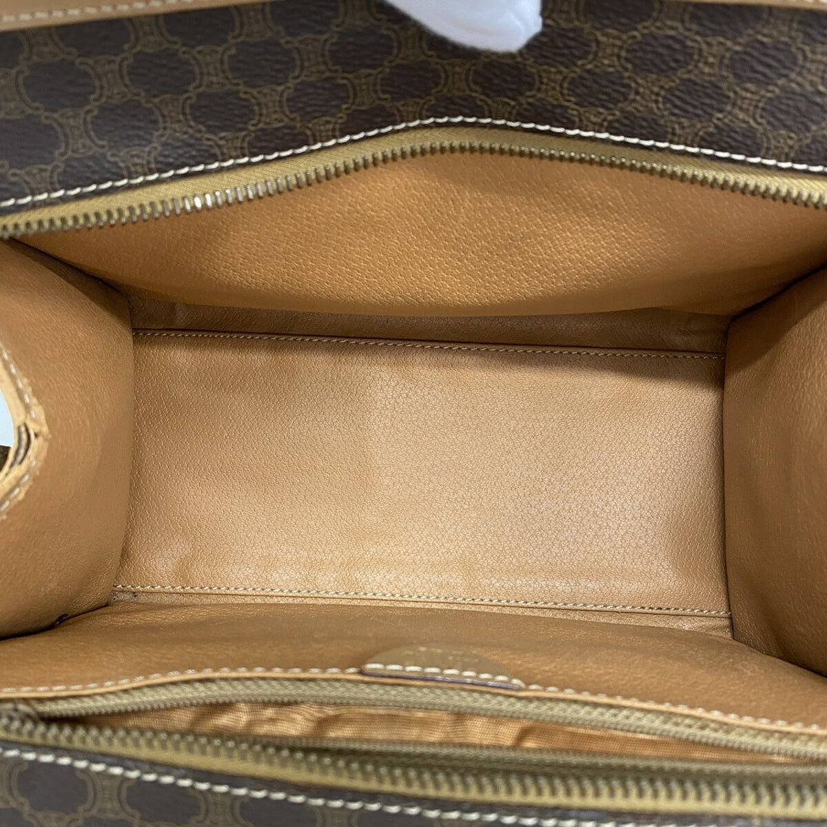 Celine Brown Pvc Handbag (Pre-Owned)