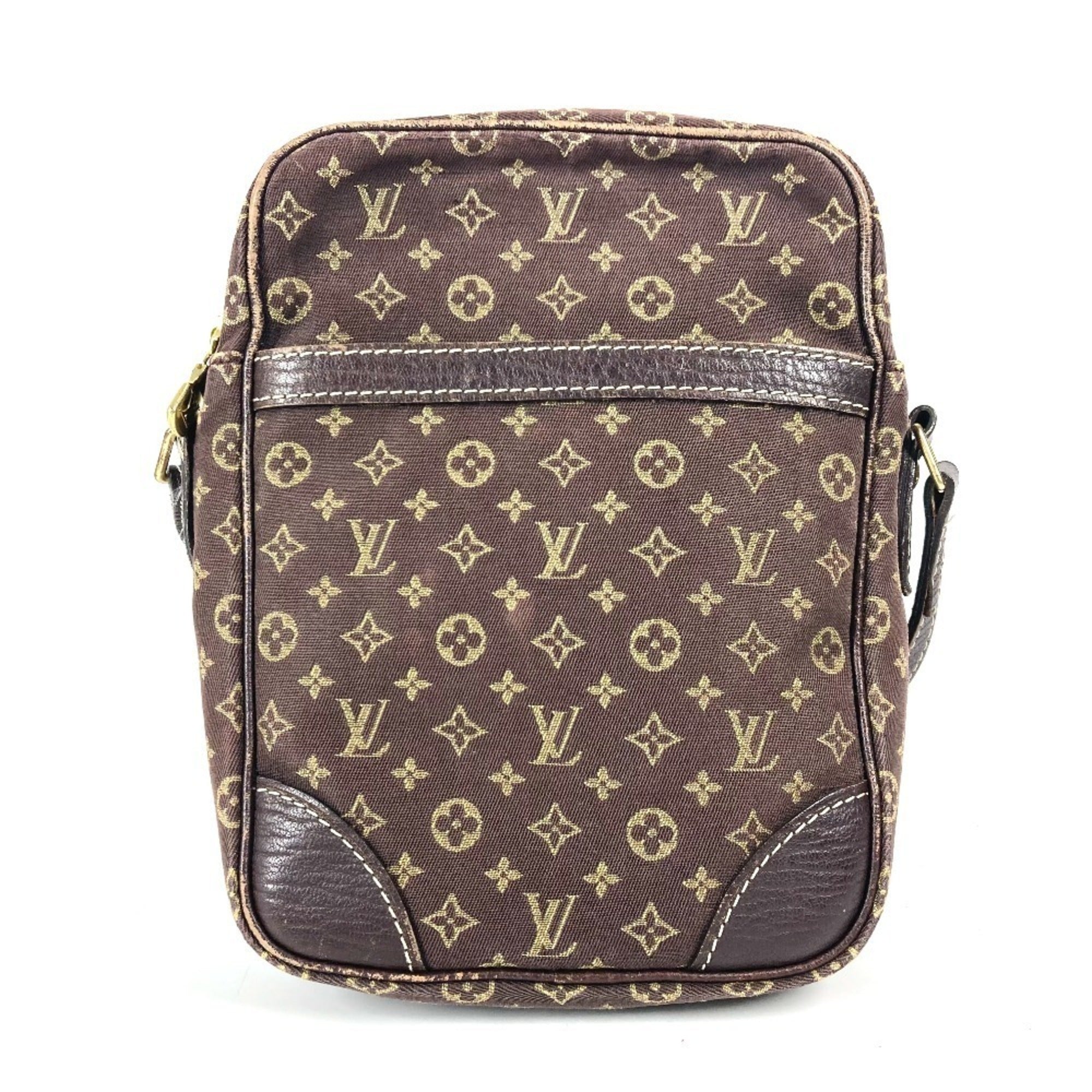 Louis Vuitton Monogram Mini Lin Brown Monogram Mini Lin Pochette Shoulder Bag (Pre-Owned)