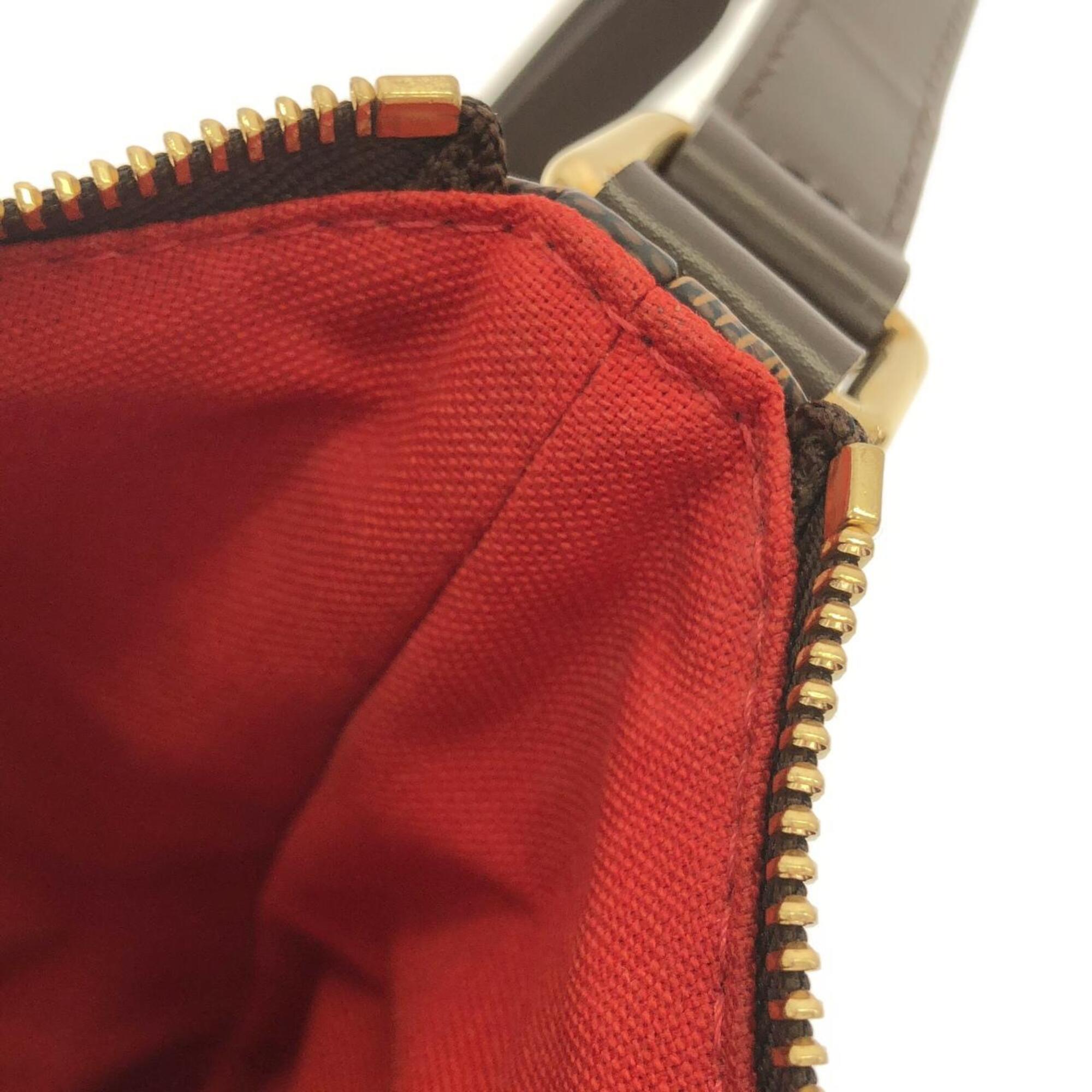 Louis Vuitton Brown Coated Canvas Shoulder Bag (Pre-Owned)
