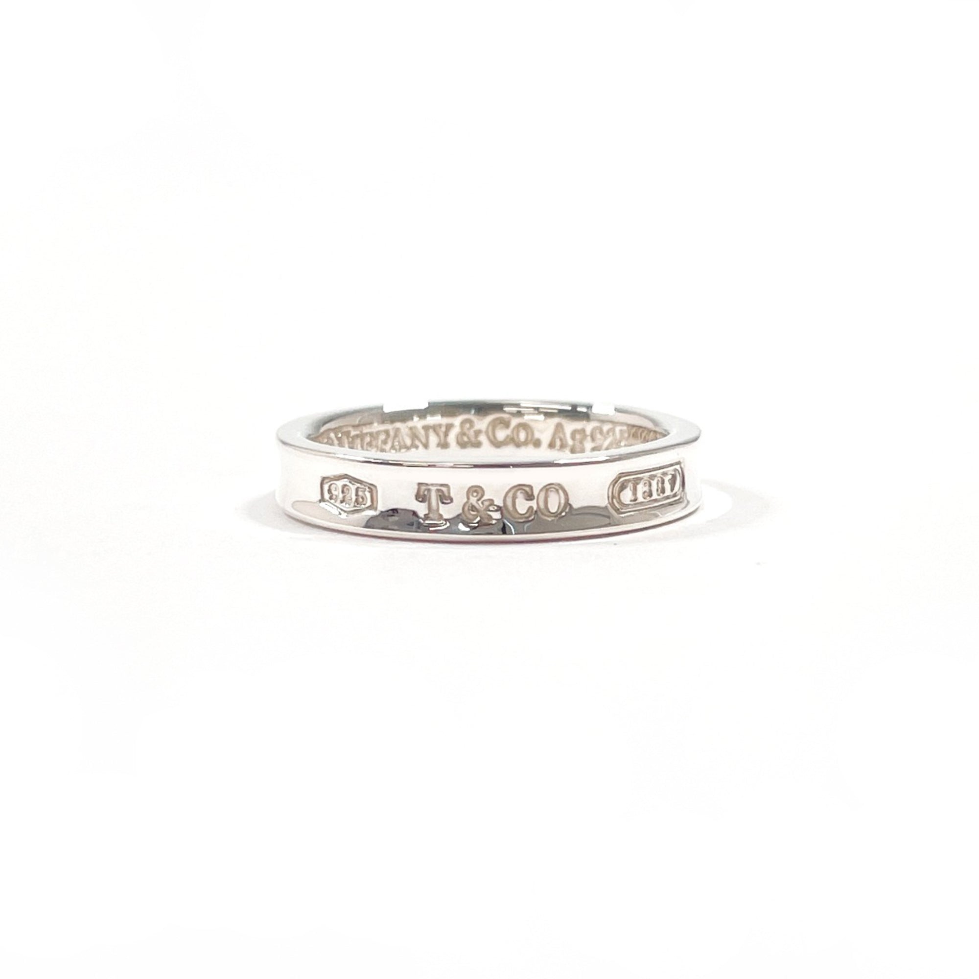 Tiffany Silver Silver 925 Band Ring (Pre-Owned)