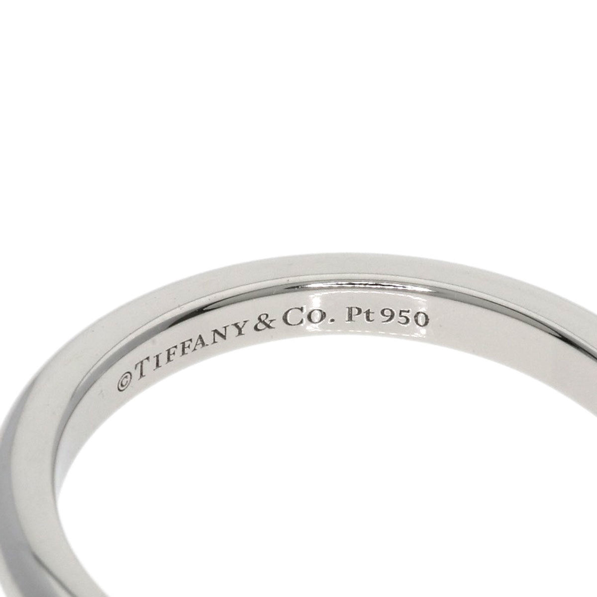 Tiffany Platinum 950 Band Ring (Pre-Owned)
