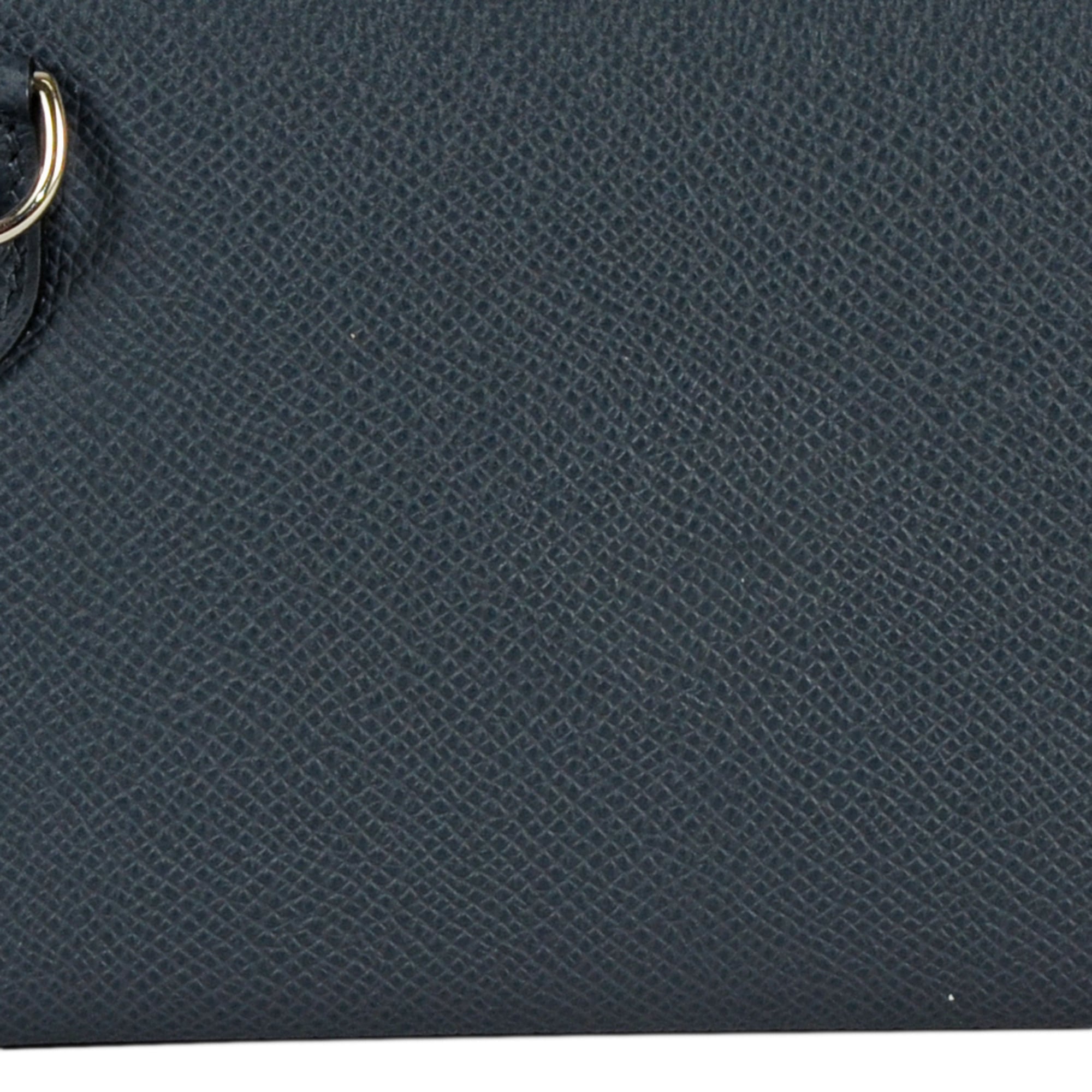 Hermes Blue Gray Dark Blue Epsom Leather Pochette Shoulder Bag (Pre-Owned)