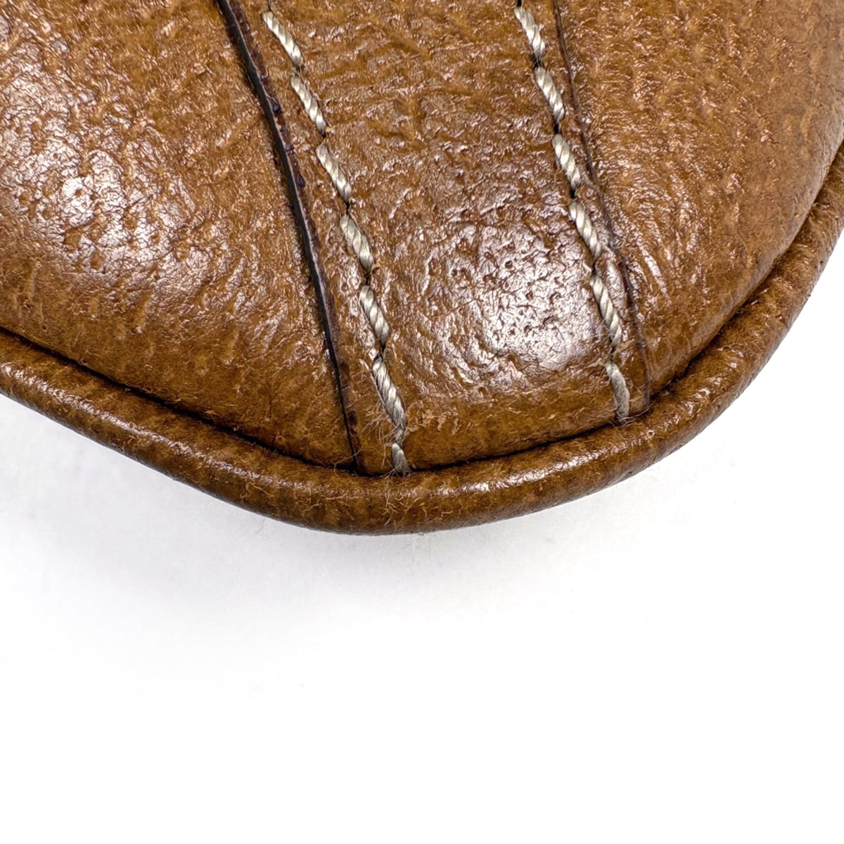 Gucci Beige Brown Gg Canvas Leather Shoulder Bag (Pre-Owned)