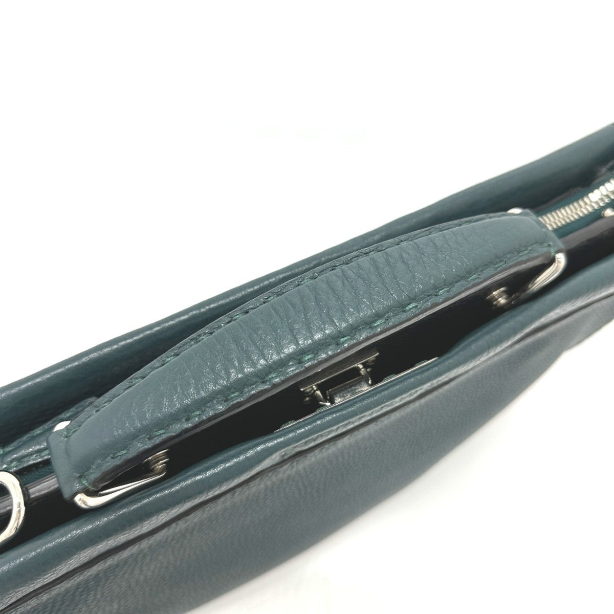 Fendi Blue Leather Briefcase (Pre-Owned)