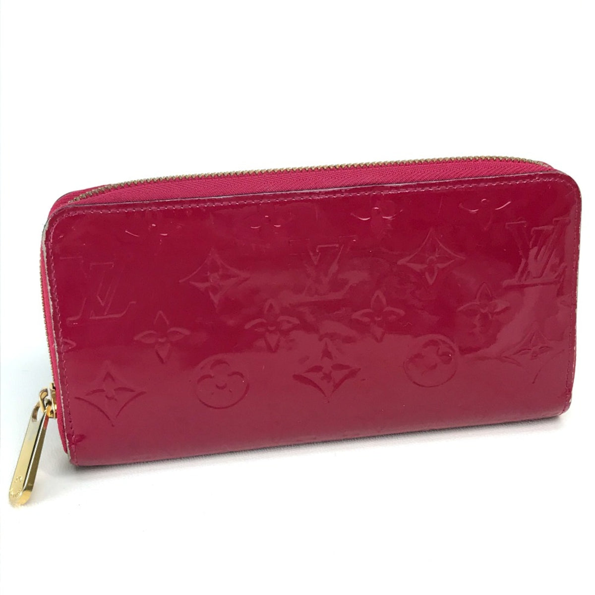 Louis Vuitton Pink Leather Long Wallet (Bi-Fold) (Pre-Owned)