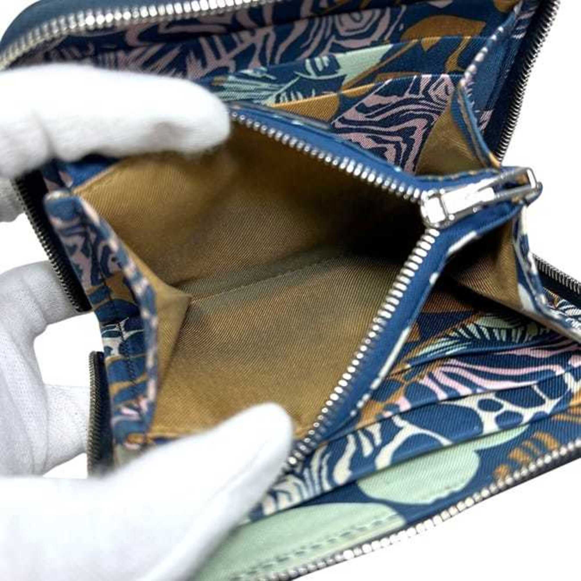 Hermes Navy Togo Leather Coin Purse/Coin Case (Pre-Owned)