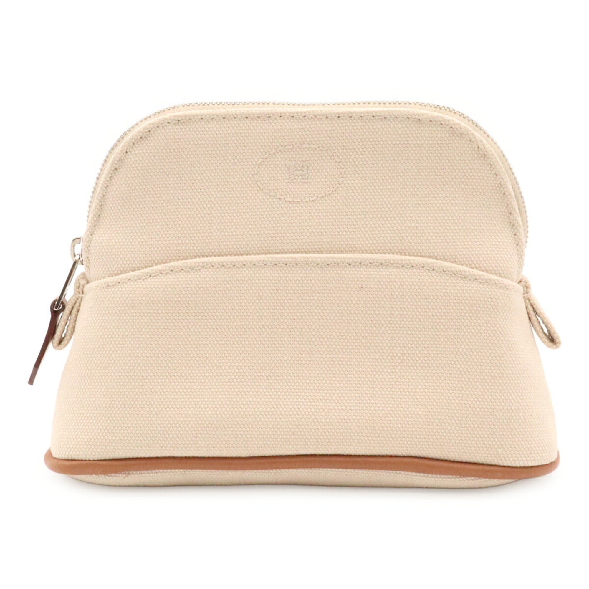 Hermes Natural Cotton Canvas Handbag Pouch (Pre-Owned)