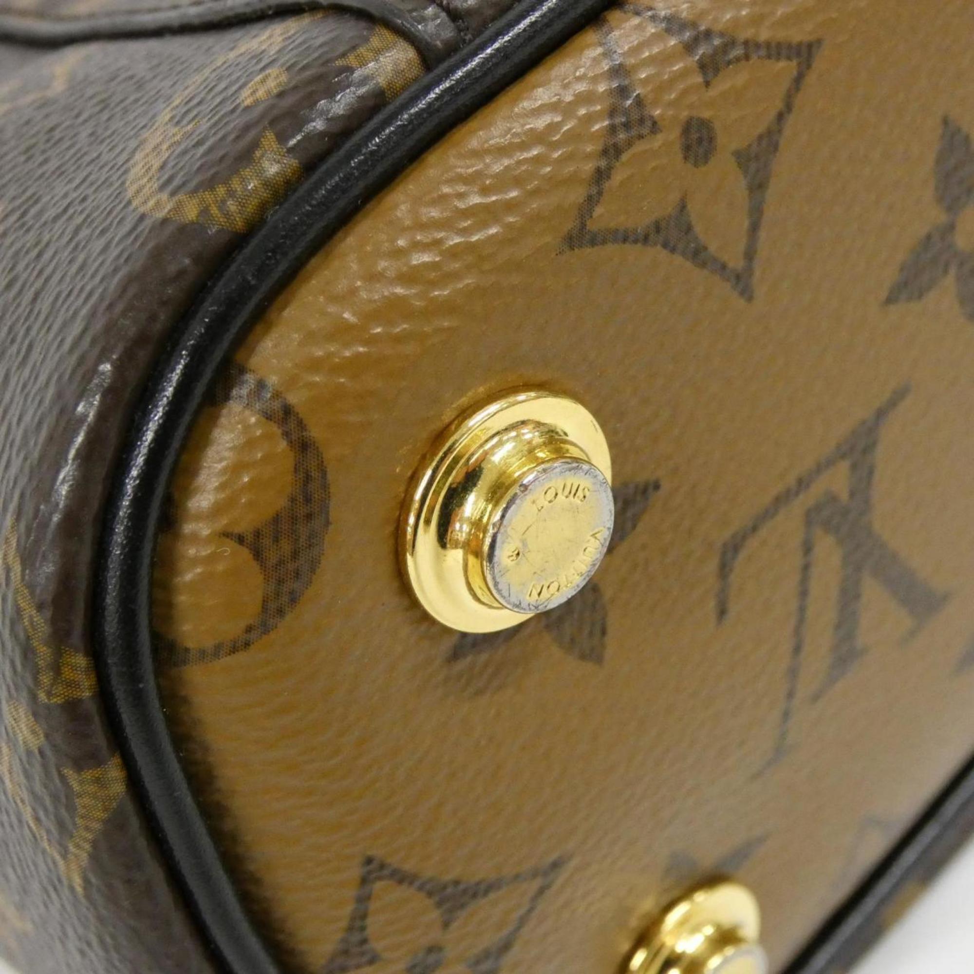 Louis Vuitton Marron Coated Canvas Handbag (Pre-Owned)