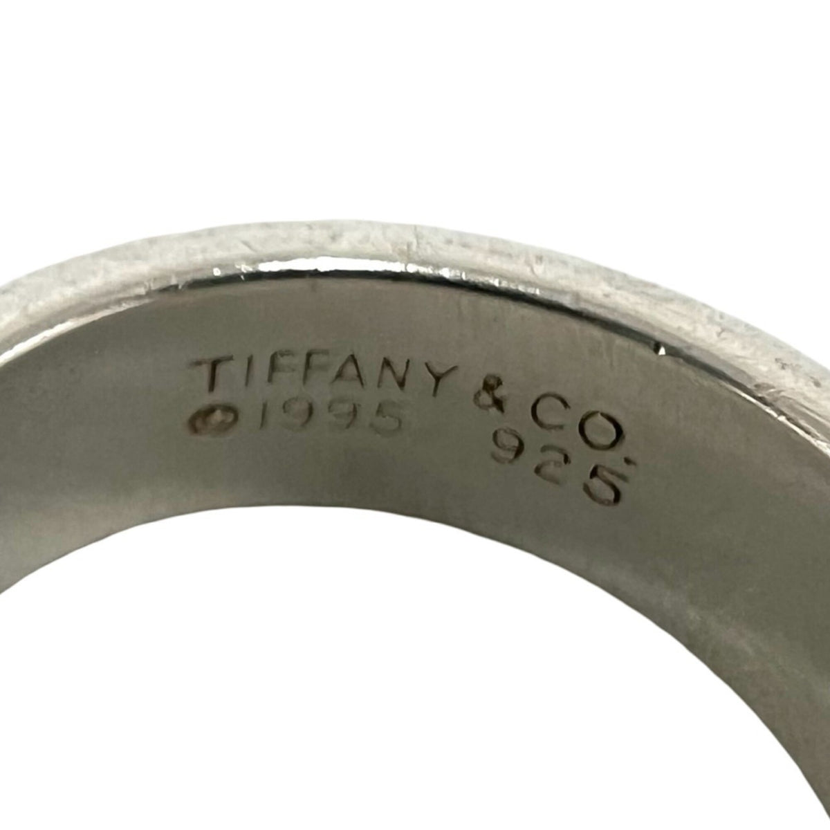 Tiffany Silver Silver 925 Band Ring (Pre-Owned)