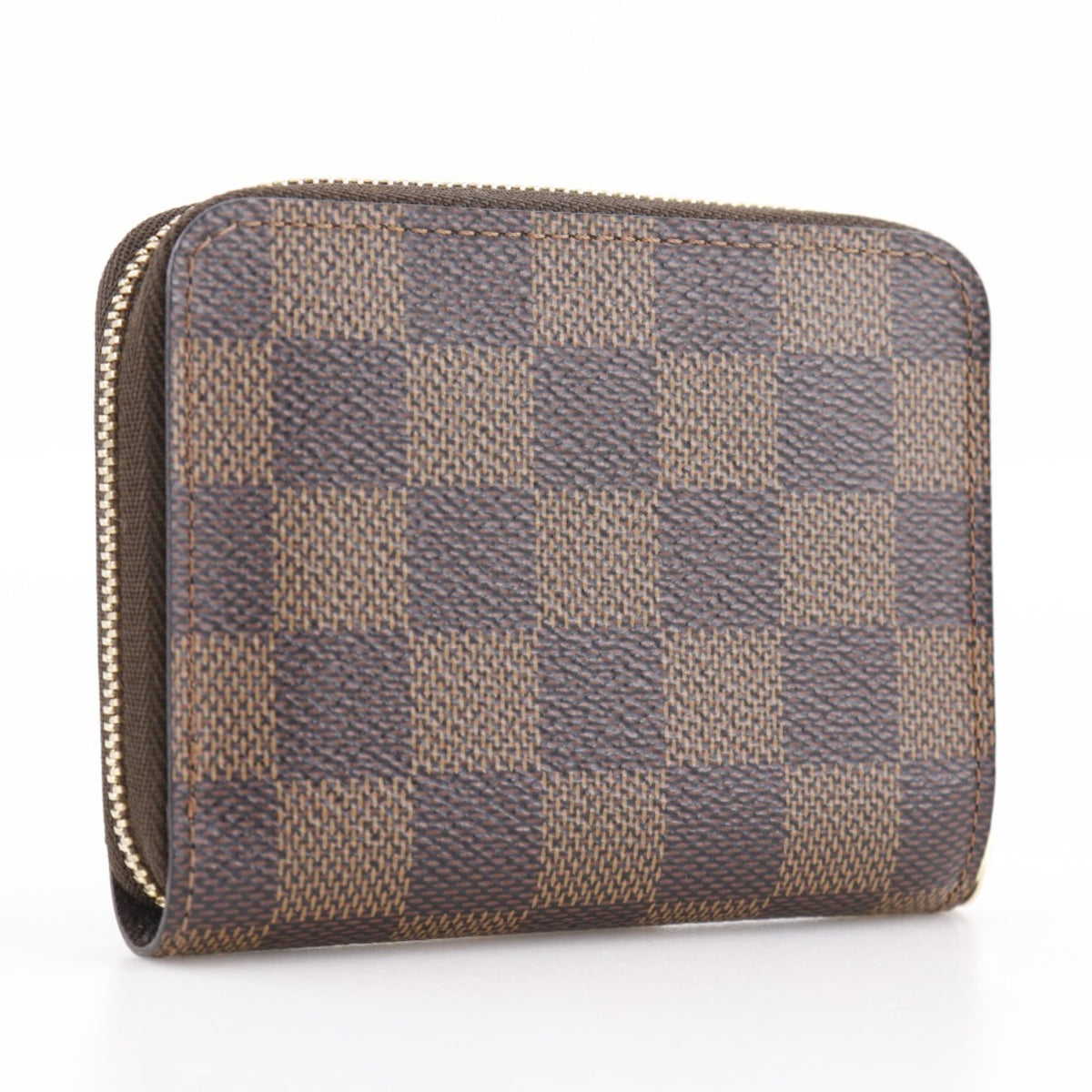 Louis Vuitton Brown Damier Canvas Coin Purse/Coin Case (Pre-Owned)