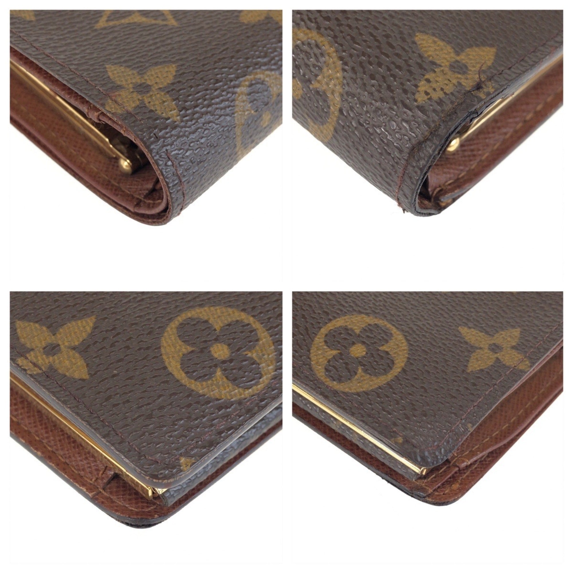 Louis Vuitton Brown Monogram Pvc Wallet (Bi-Fold) (Pre-Owned)