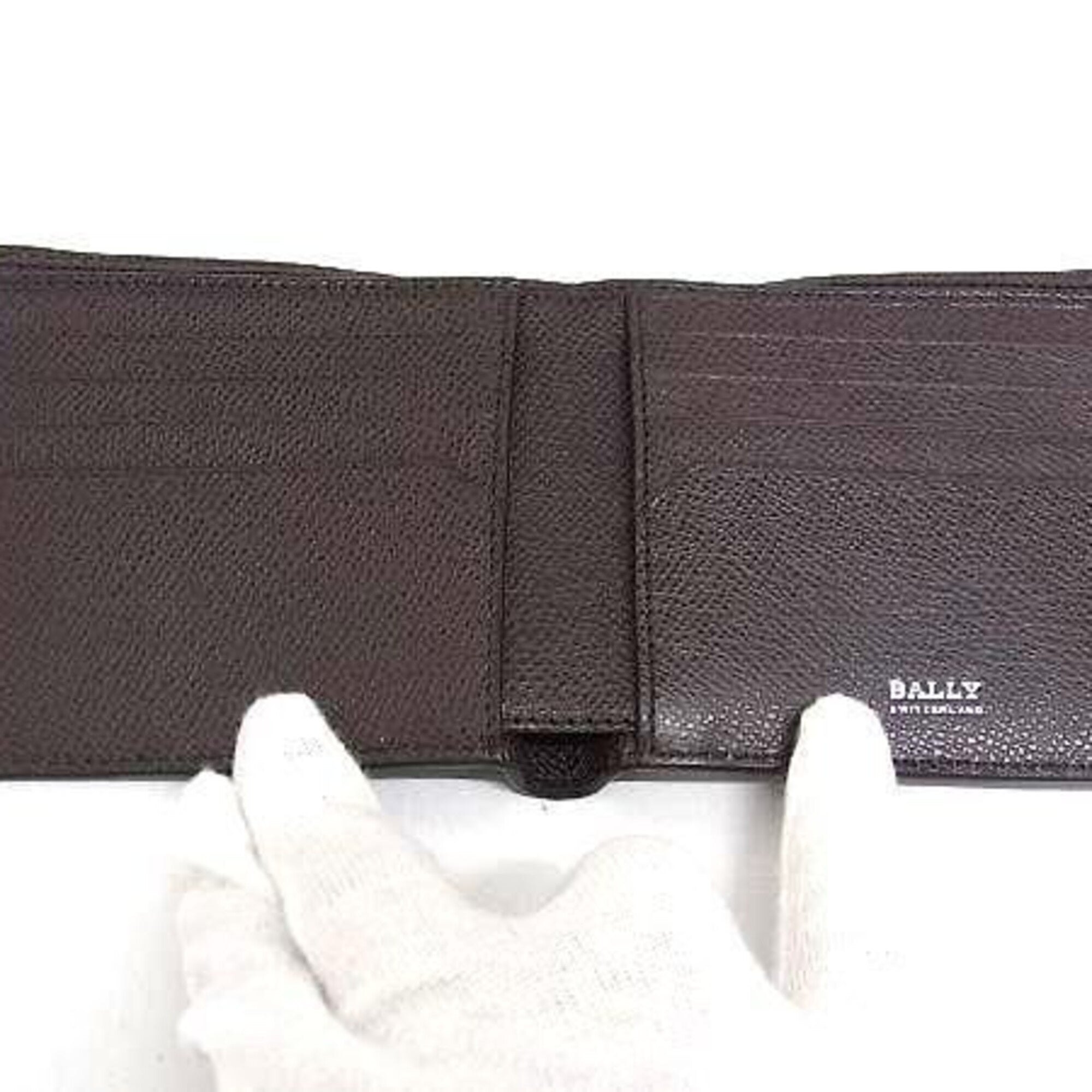 Bally Brown Leather Wallet (Bi-Fold) (Pre-Owned)