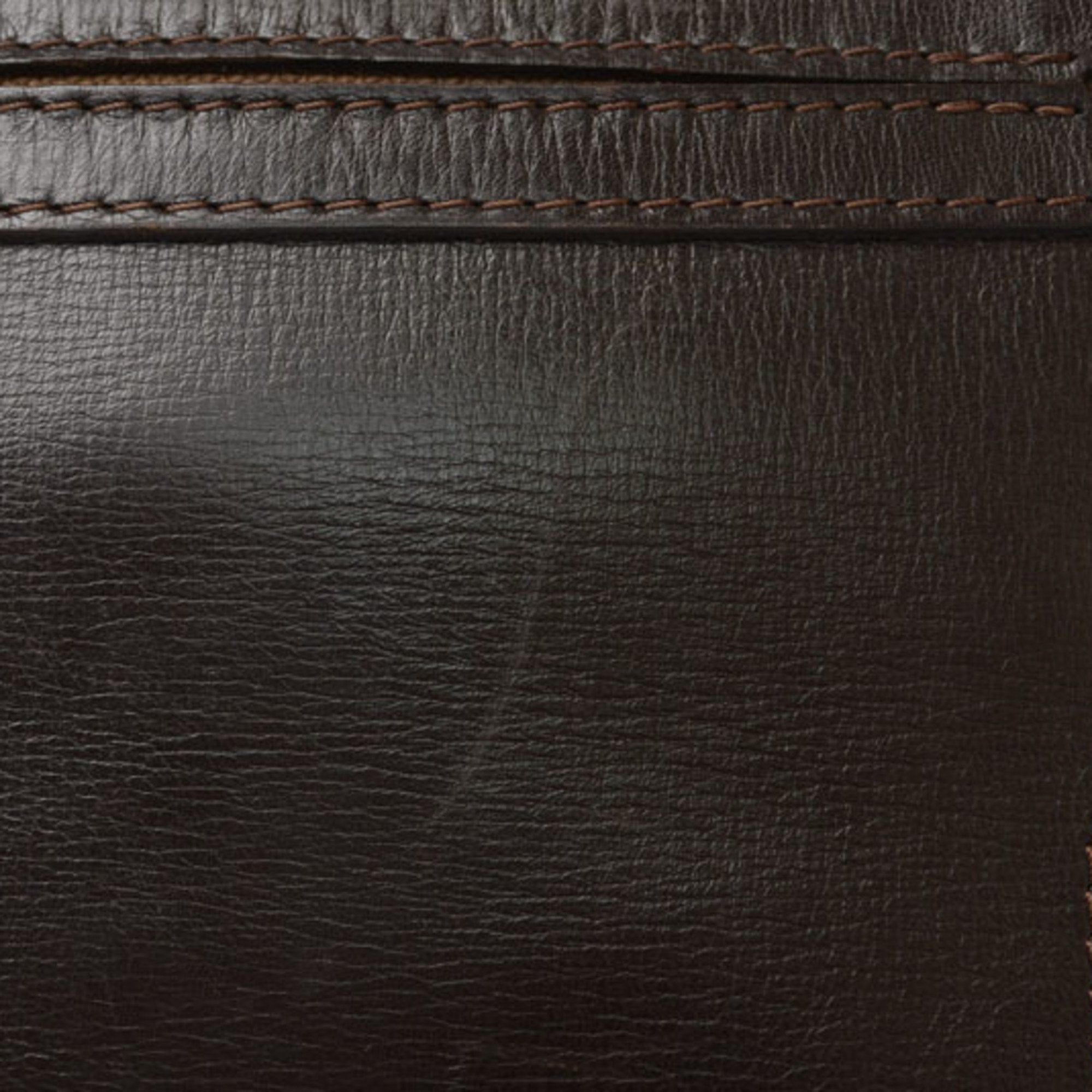 Louis Vuitton Coffee Utah Leather Shoulder Bag (Pre-Owned)