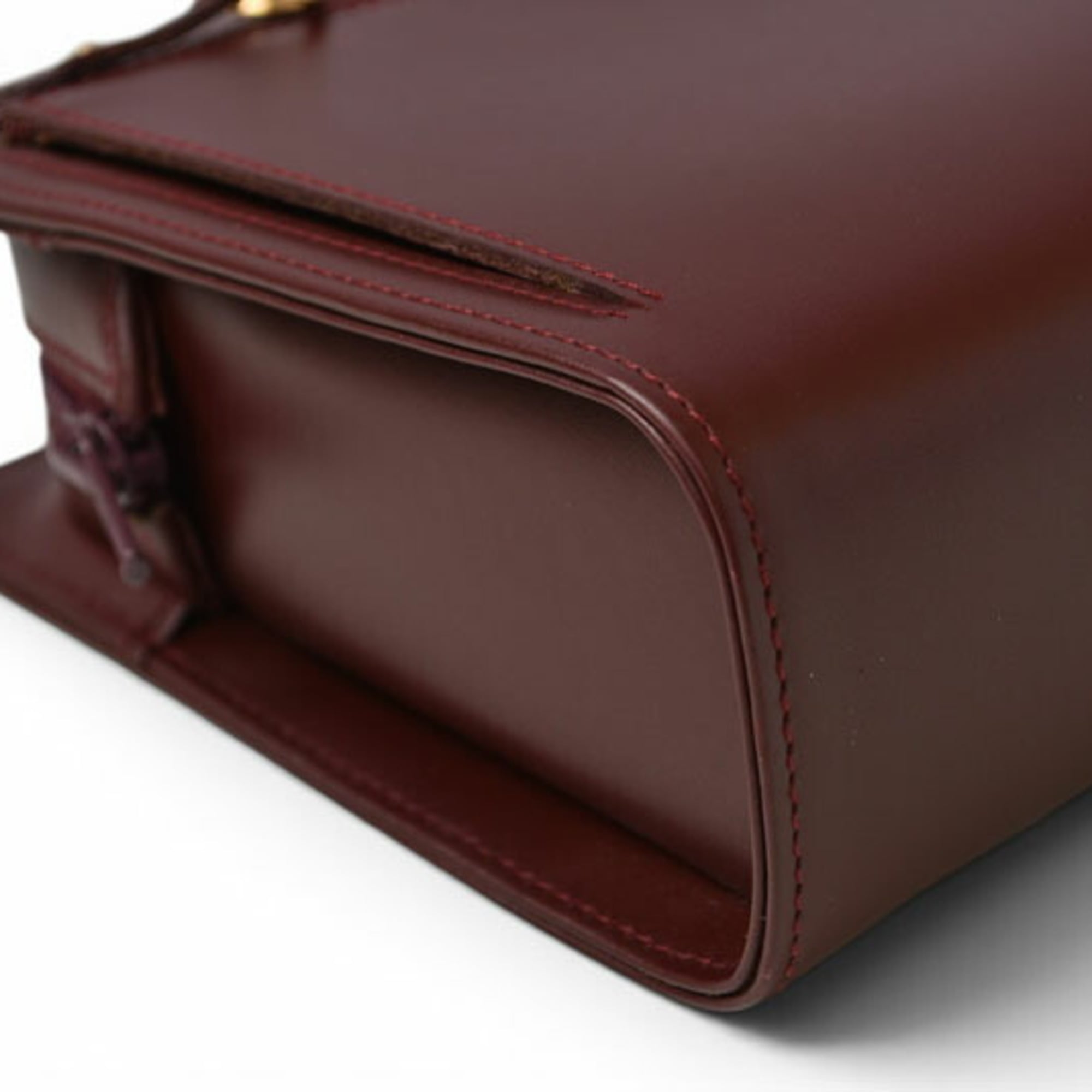Cartier Must Bordeaux Clutch Bag (Pre-Owned)