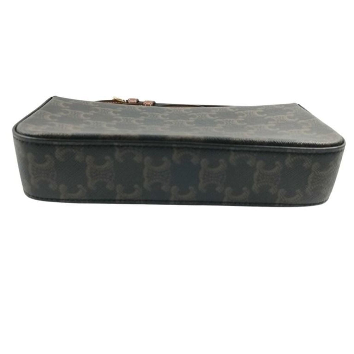 Celine Black Brown Pvc Leather Shoulder Bag (Pre-Owned)