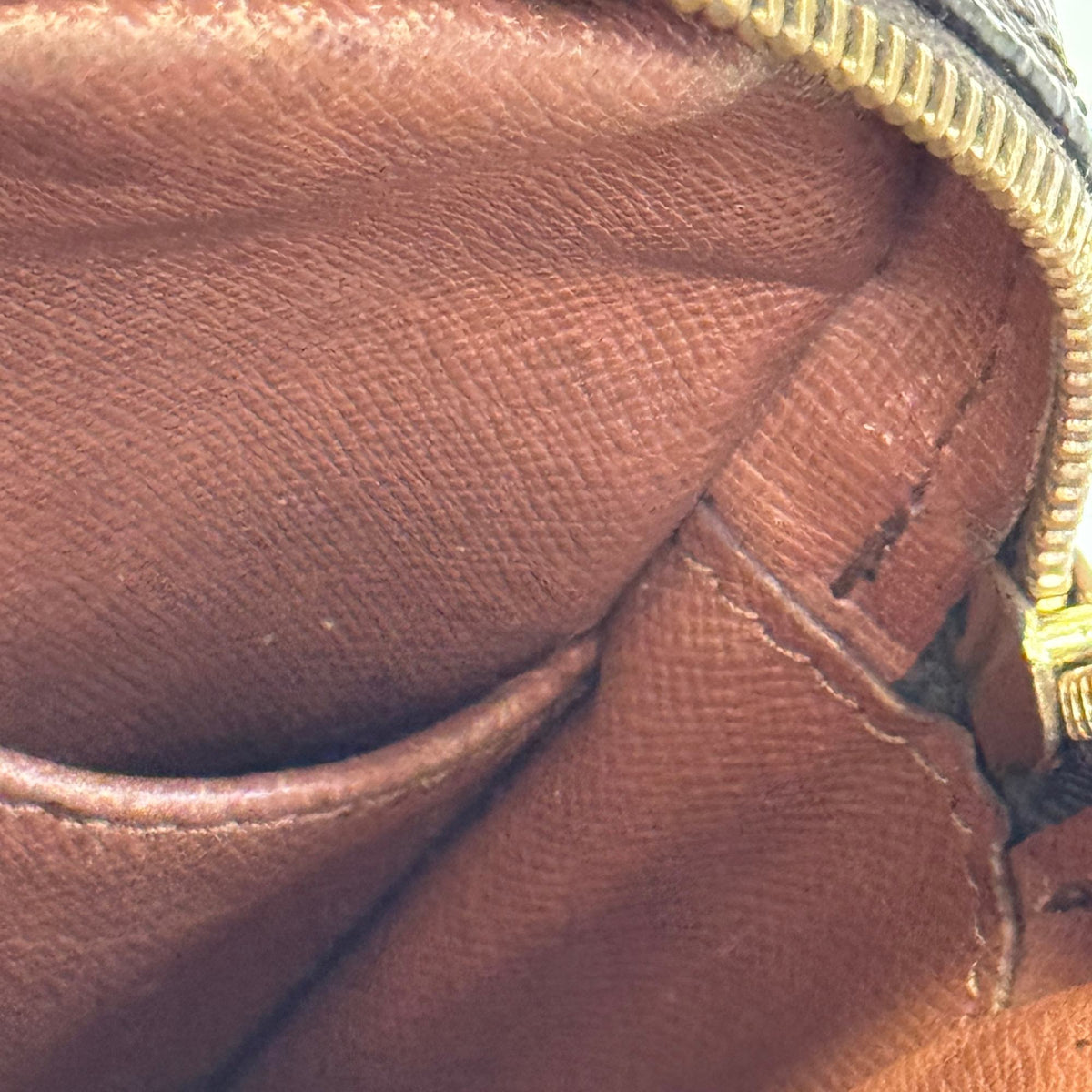 Louis Vuitton Brown Monogram Canvas Leather Crossbody Bag Pochette Shoulder Bag (Pre-Owned)