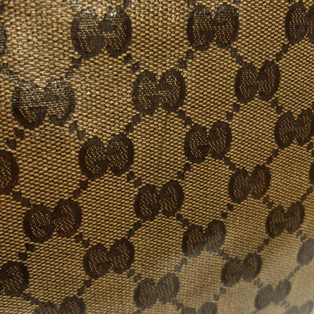 Gucci Beige Brown Gg Crystal Shoulder Bag (Pre-Owned)