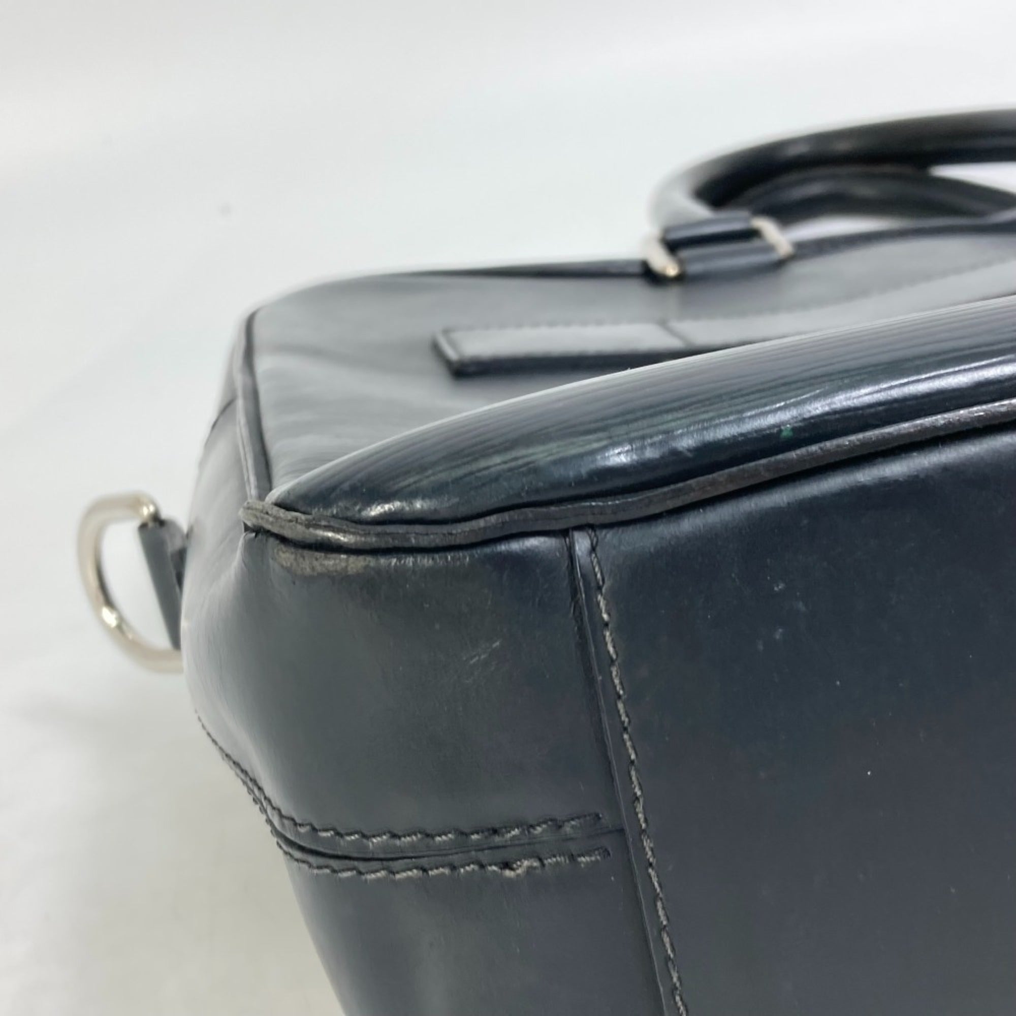 Louis Vuitton Blue Nuit Navy Epi Leather Handbag Tote Bag (Pre-Owned)