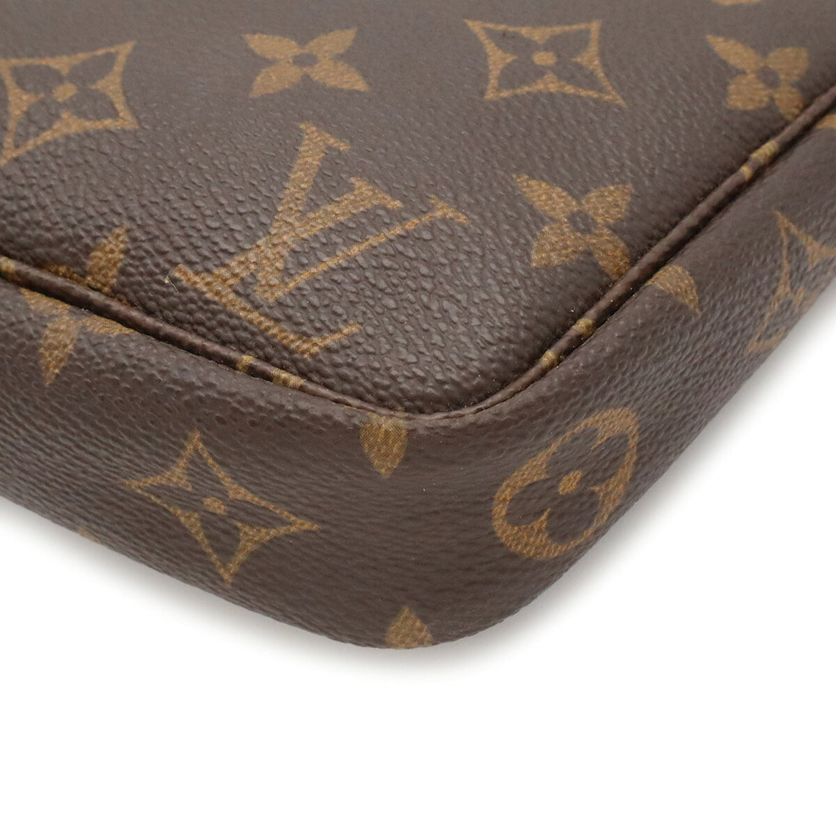 Louis Vuitton Brown Galle Monogram Monogram Handbag Pochette Pouch (Pre-Owned)