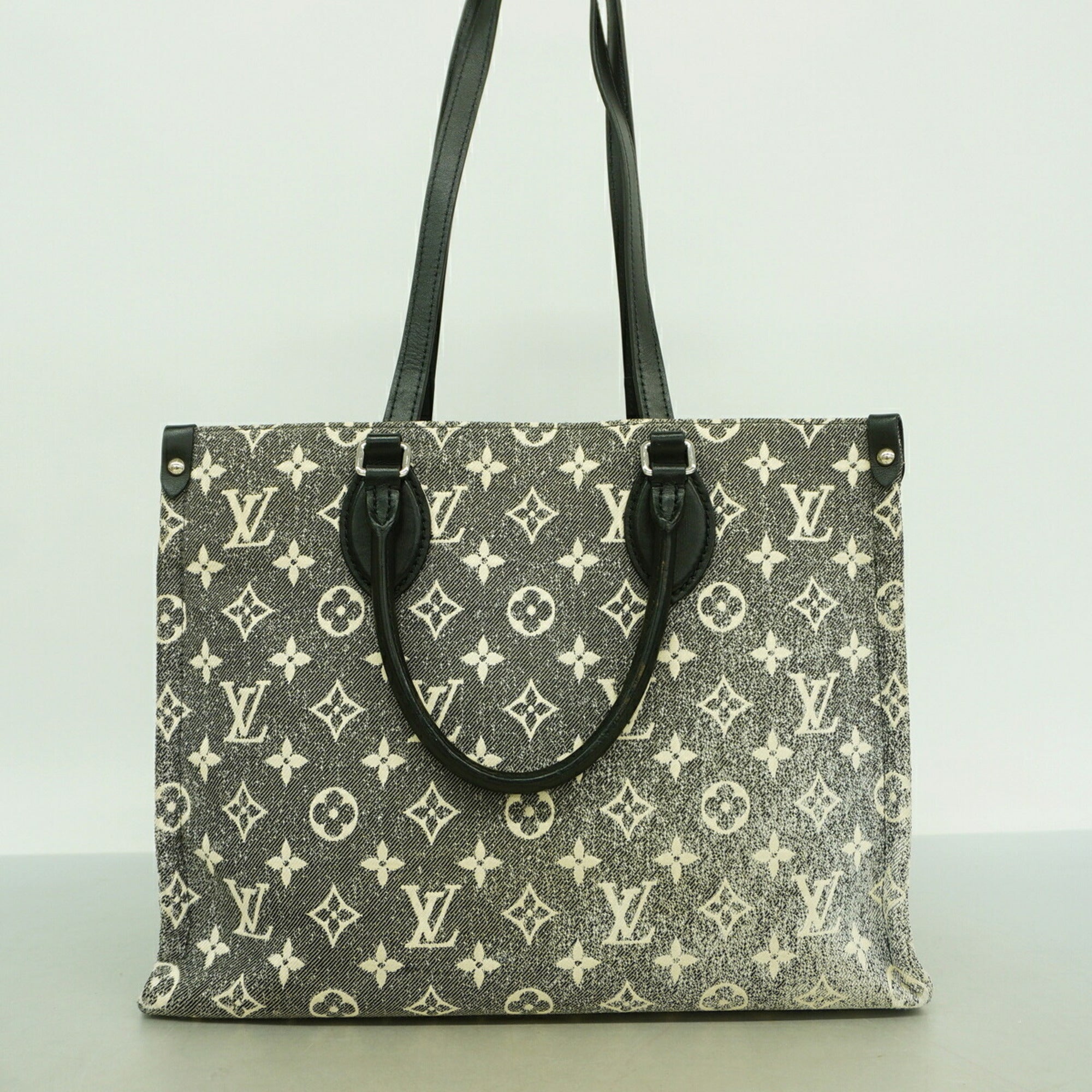 Louis Vuitton Black Gray Tote Bag (Pre-Owned)