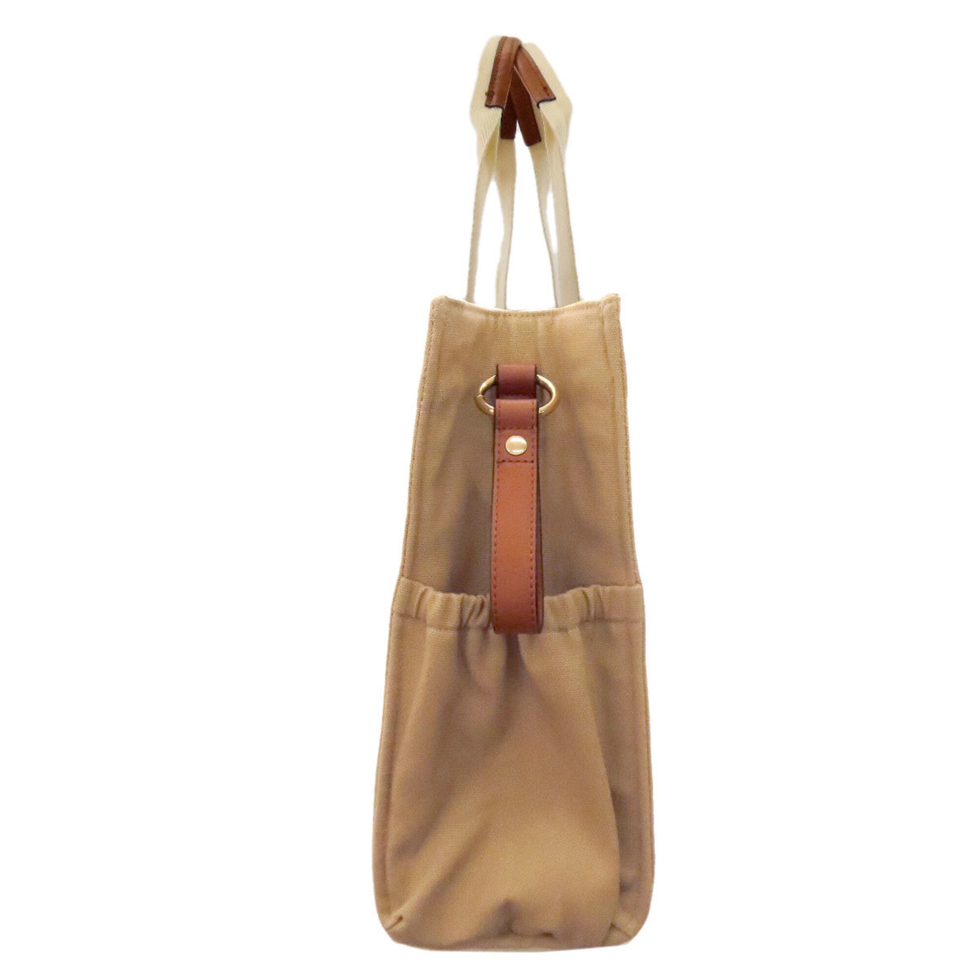 Chloé Brown Canvas Tote Bag (Pre-Owned)