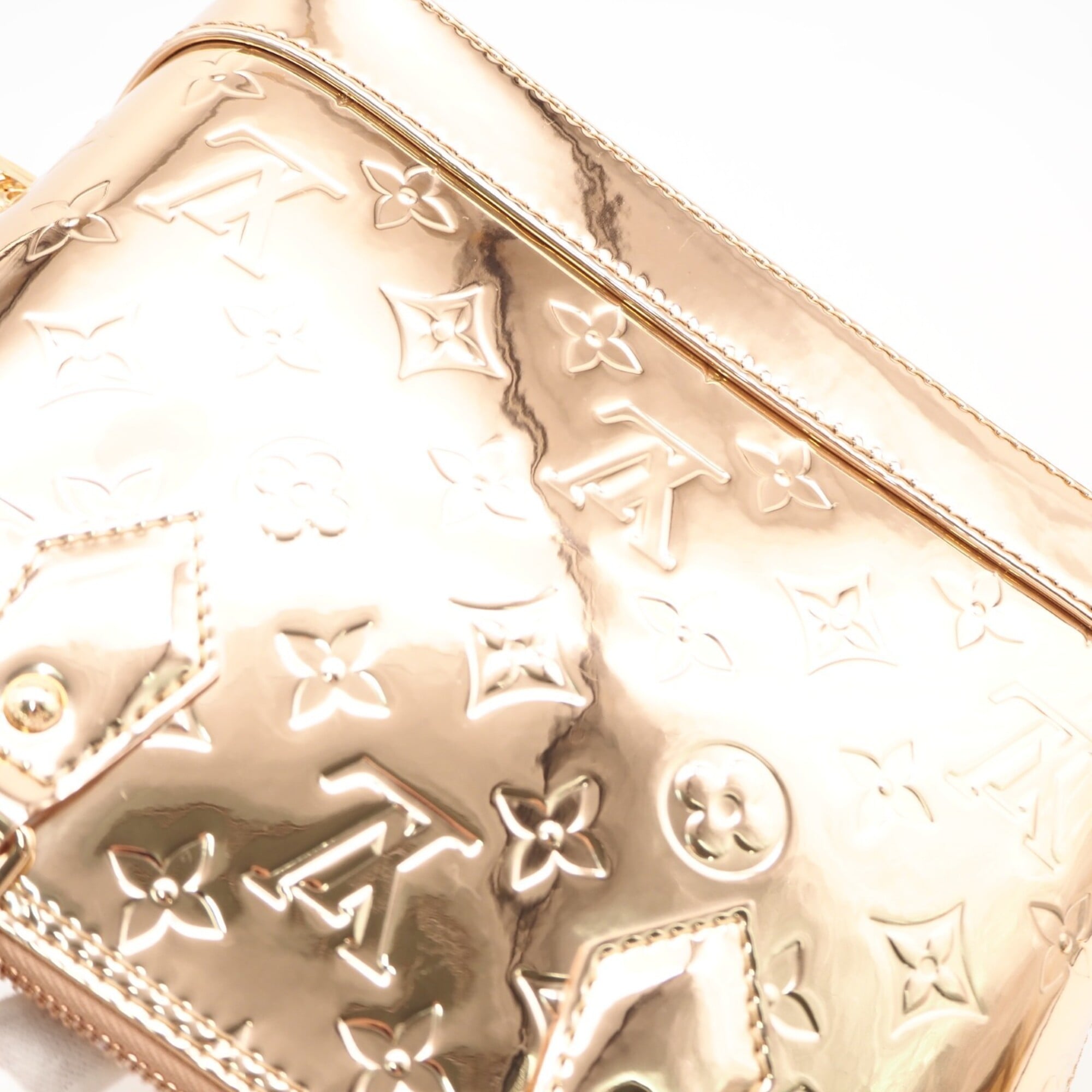 Louis Vuitton Bronze Coated Canvas Handbag (Pre-Owned)