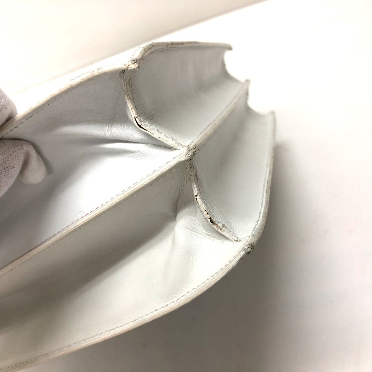 Celine White Leather Handbag (Pre-Owned)